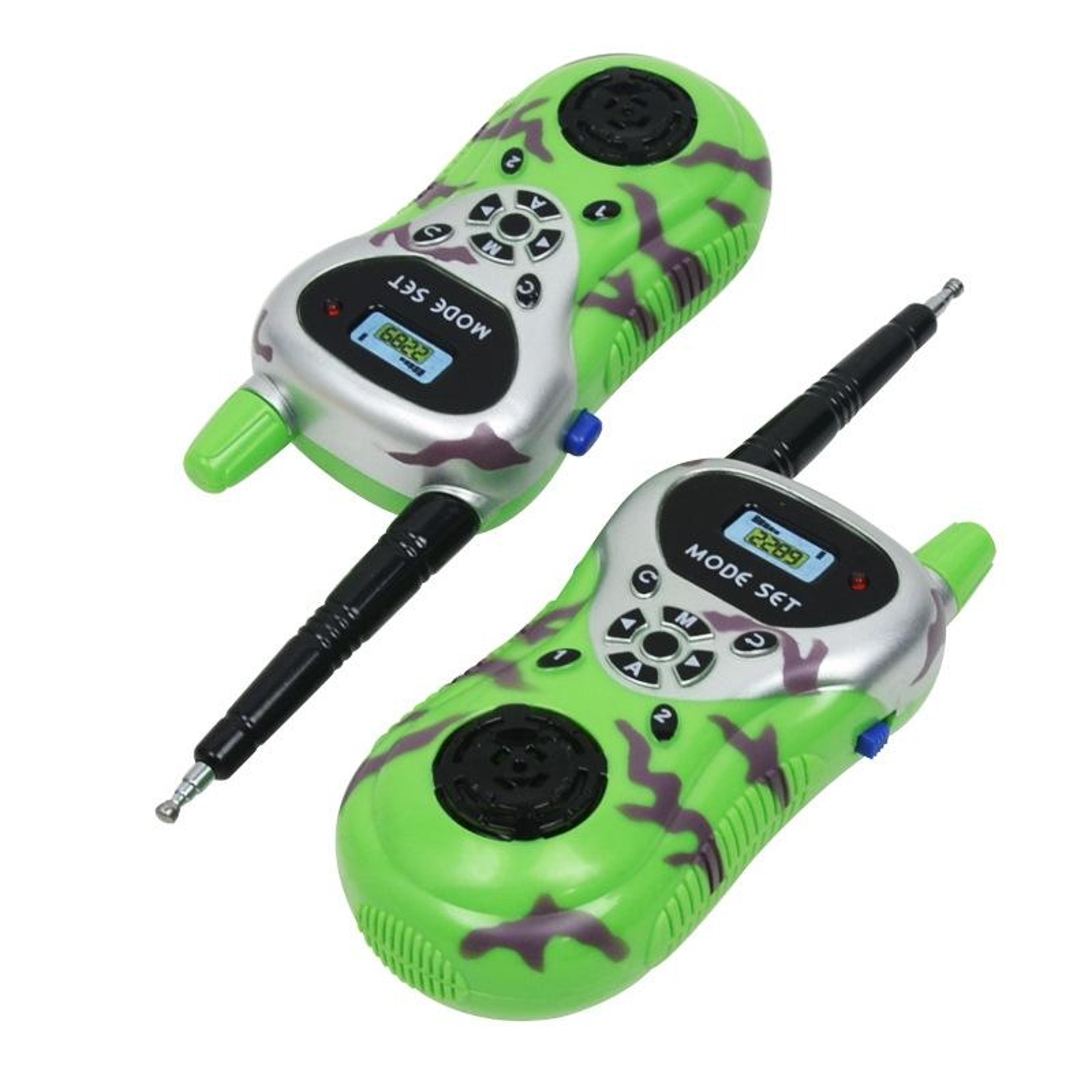 kids adventure walkie talkie set portable two way radio toy for outdoor play