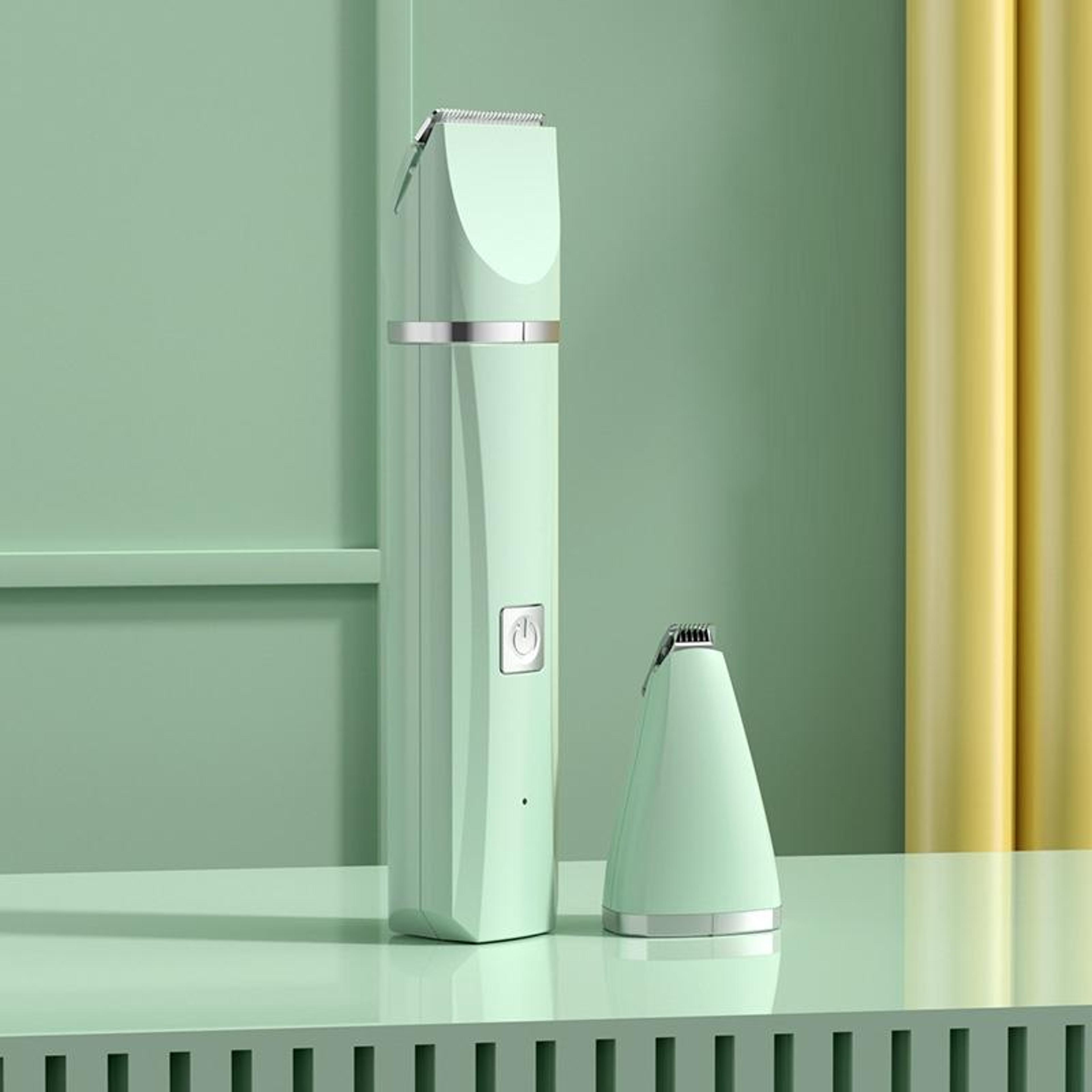 quiet pet grooming clipper for cats & dogs with precision paw trimmer