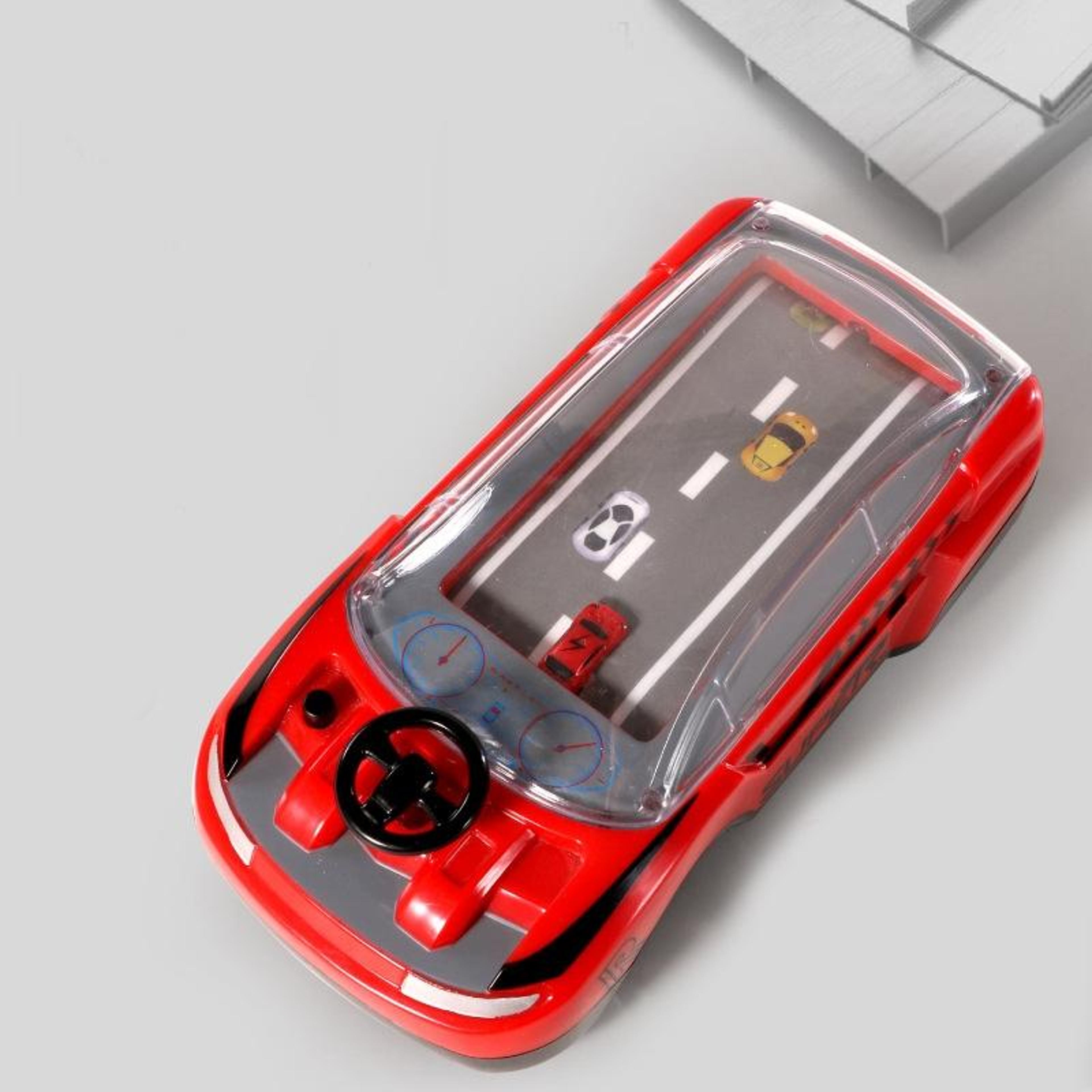 kids racing reaction game, two player car battle toy with lights and sound