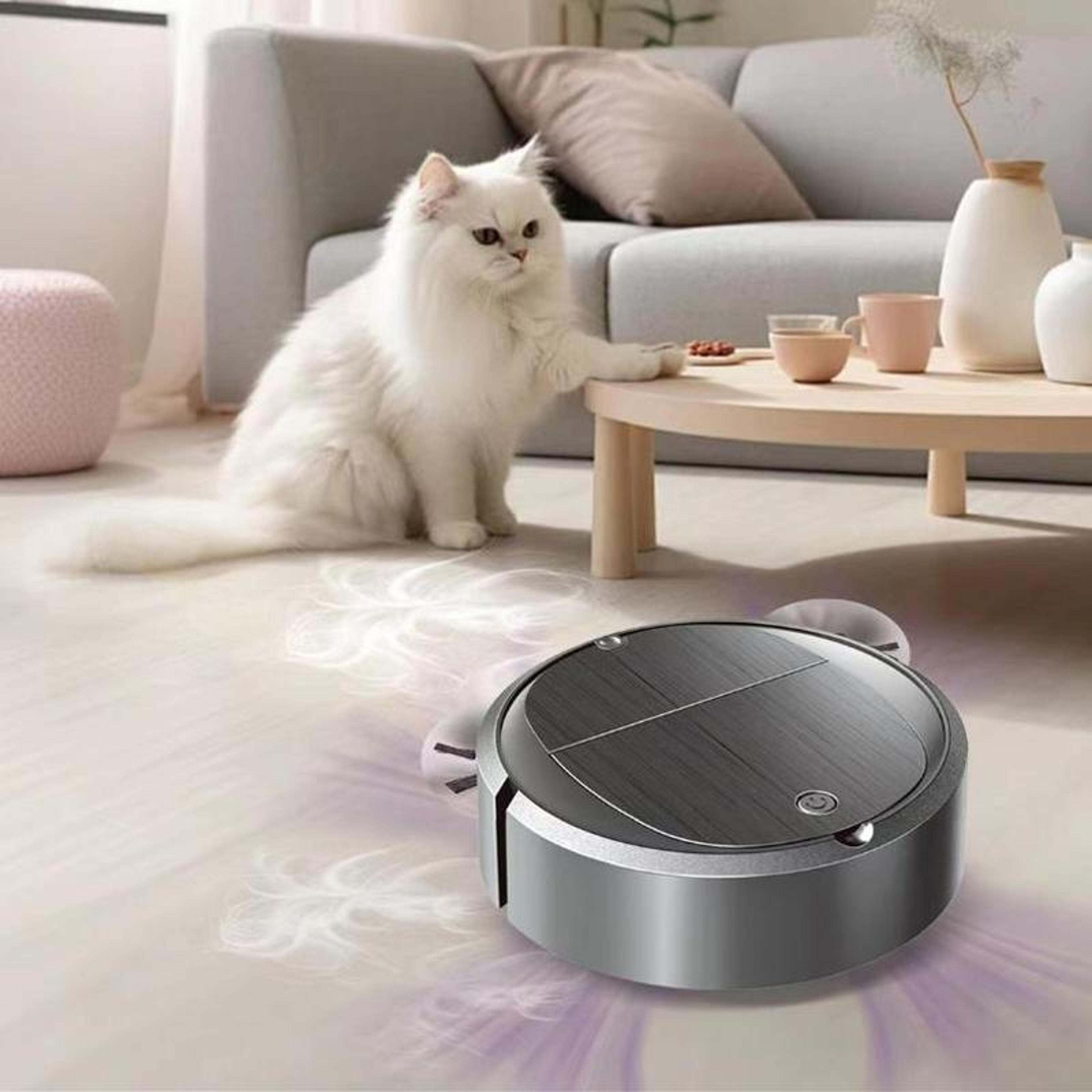 smart auto sweeper robot vacuum 3-in-1 slim robot vacuum cleaner for pet hair & dust