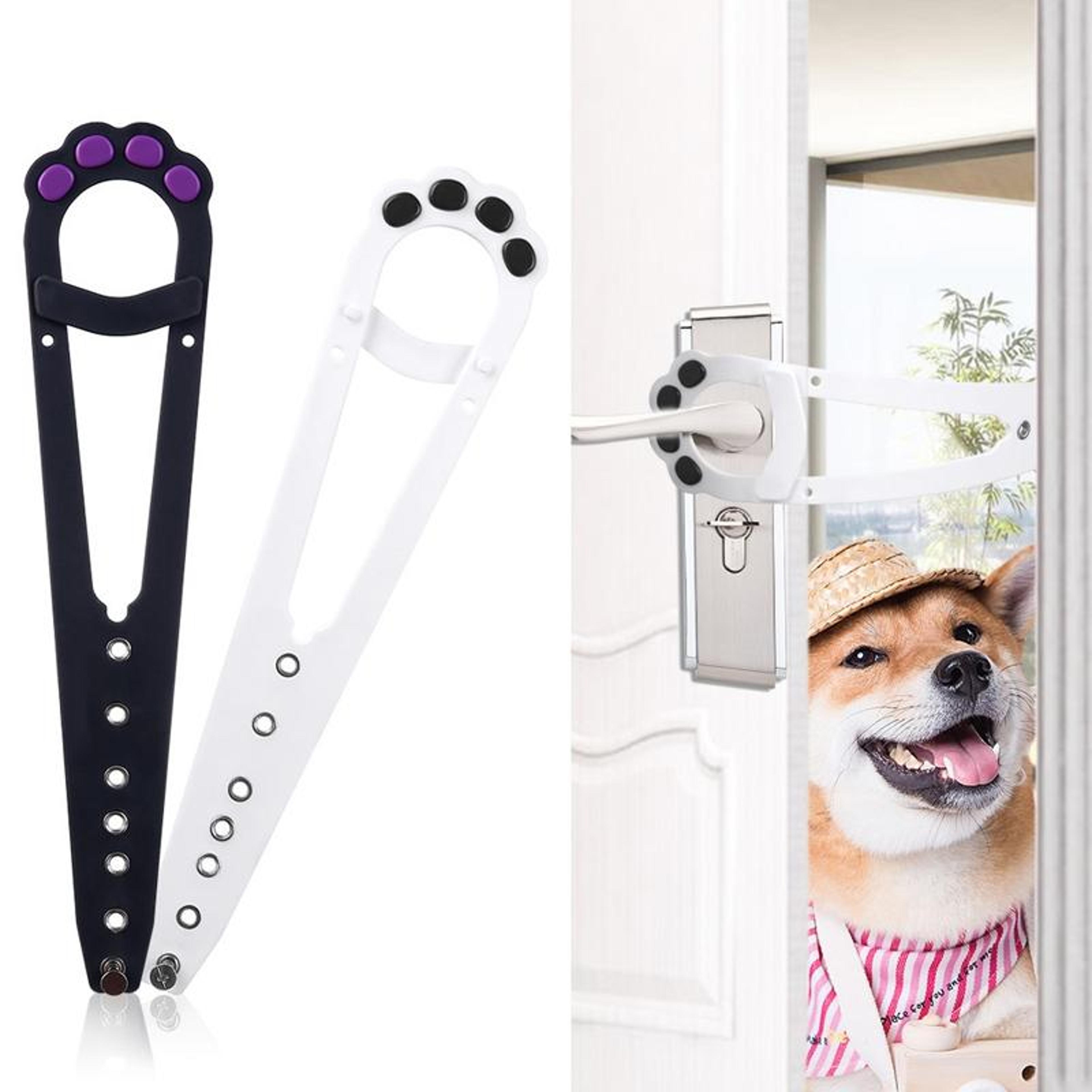 no drill pet gate for doorways adjustable cat barrier latch with safe dog proof design