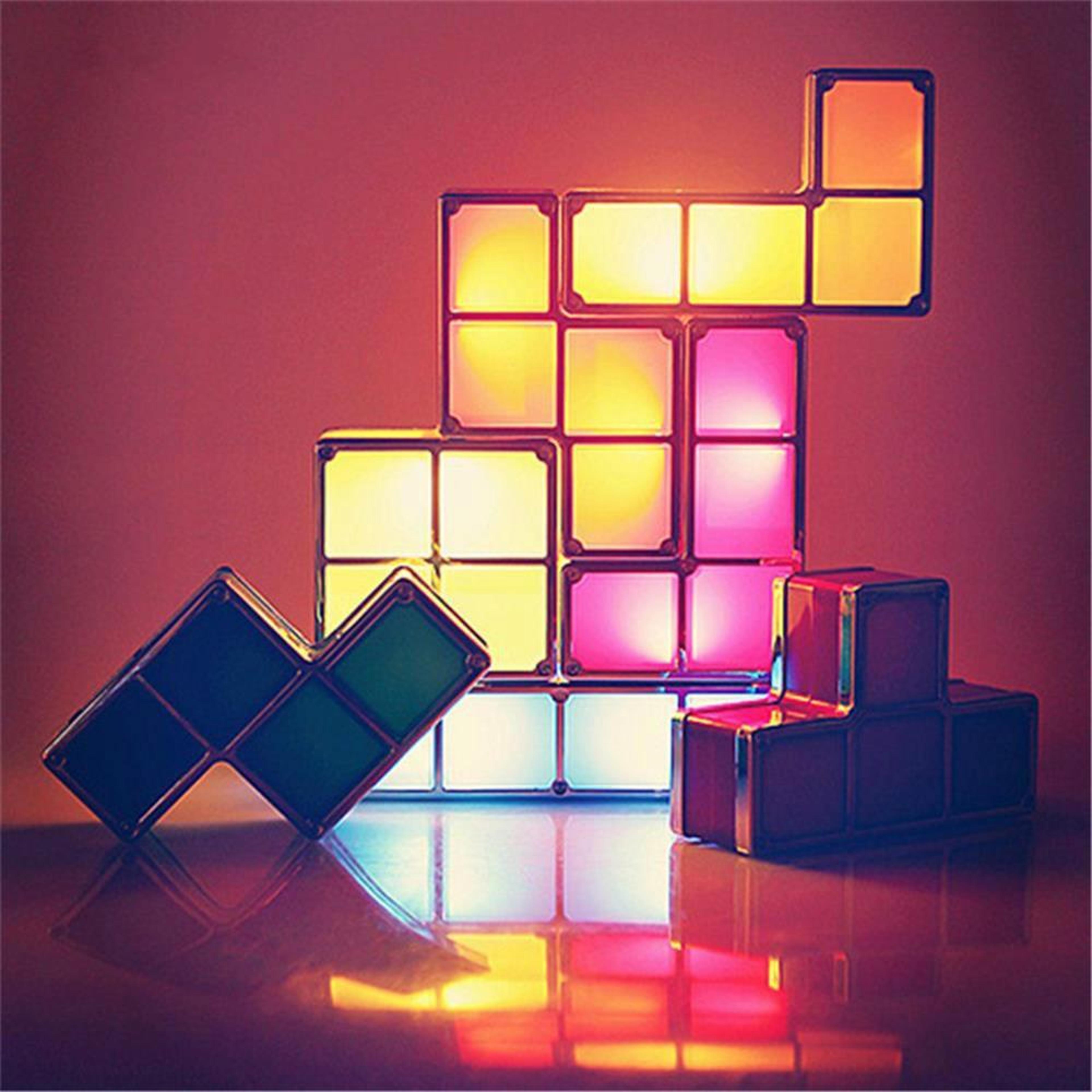 diy kids led night light kit creative puzzle lamp educational toy for children