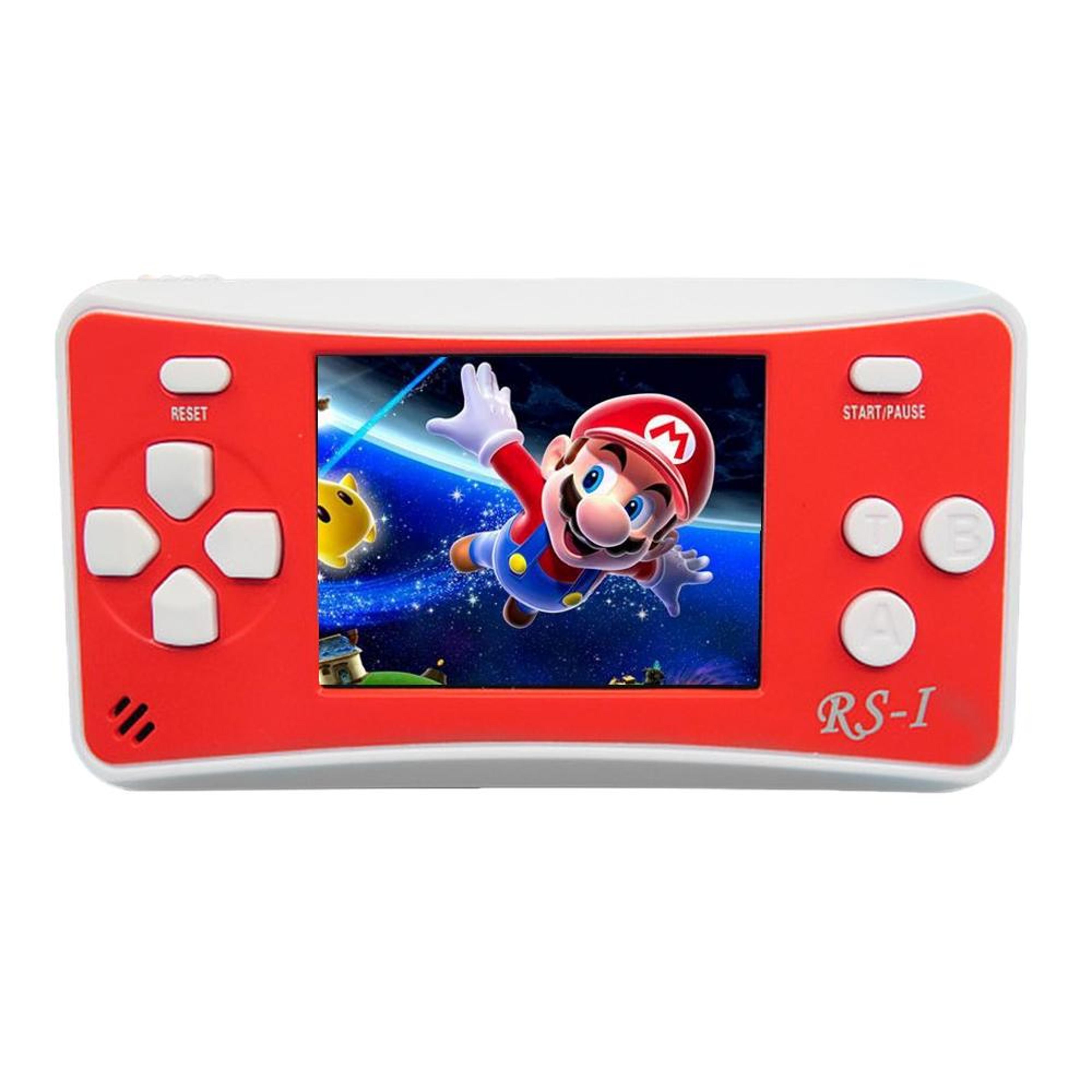 retro handheld game console with classic arcade games portable gaming device