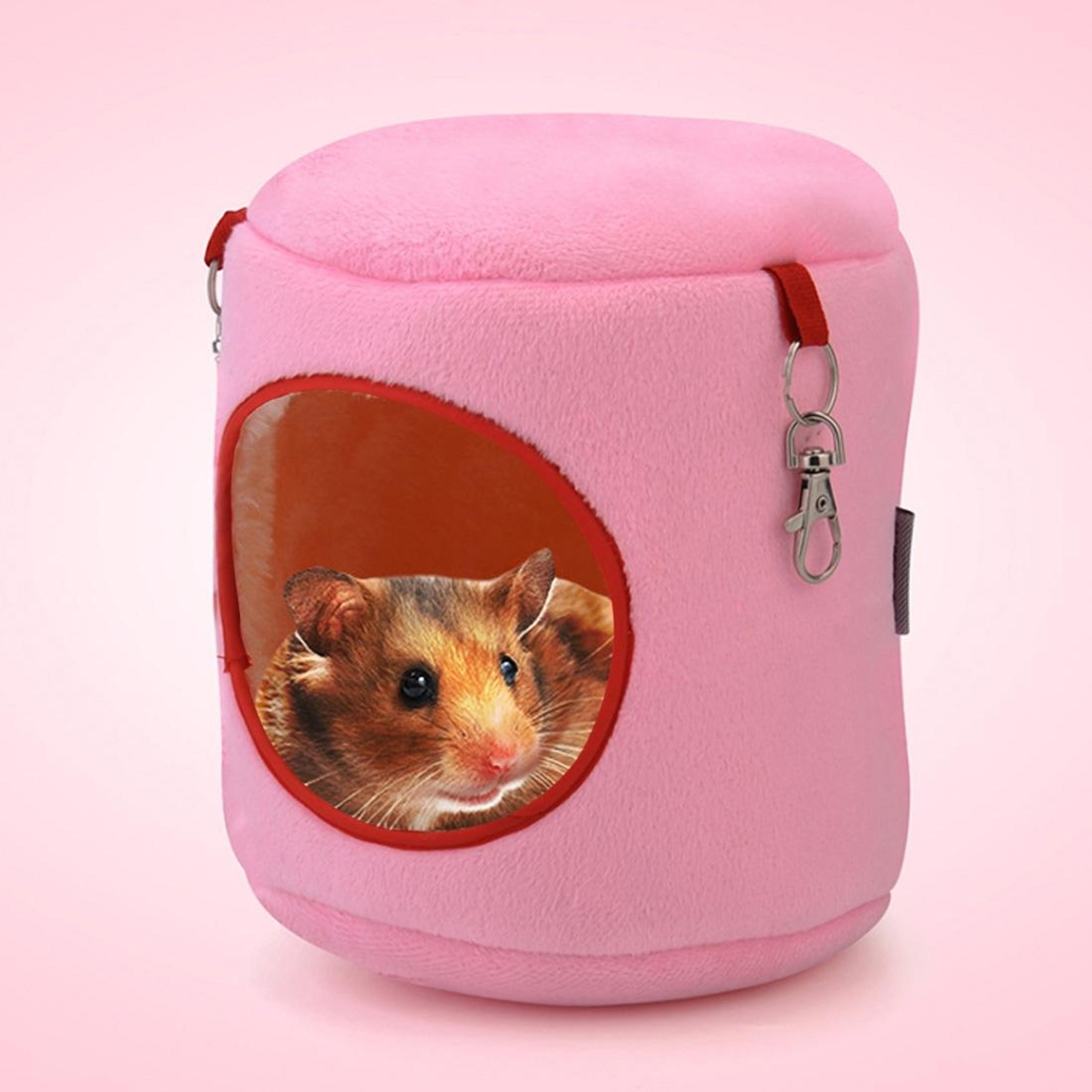 cozy flannel hamster hammock hanging bed soft warm small pet nest house