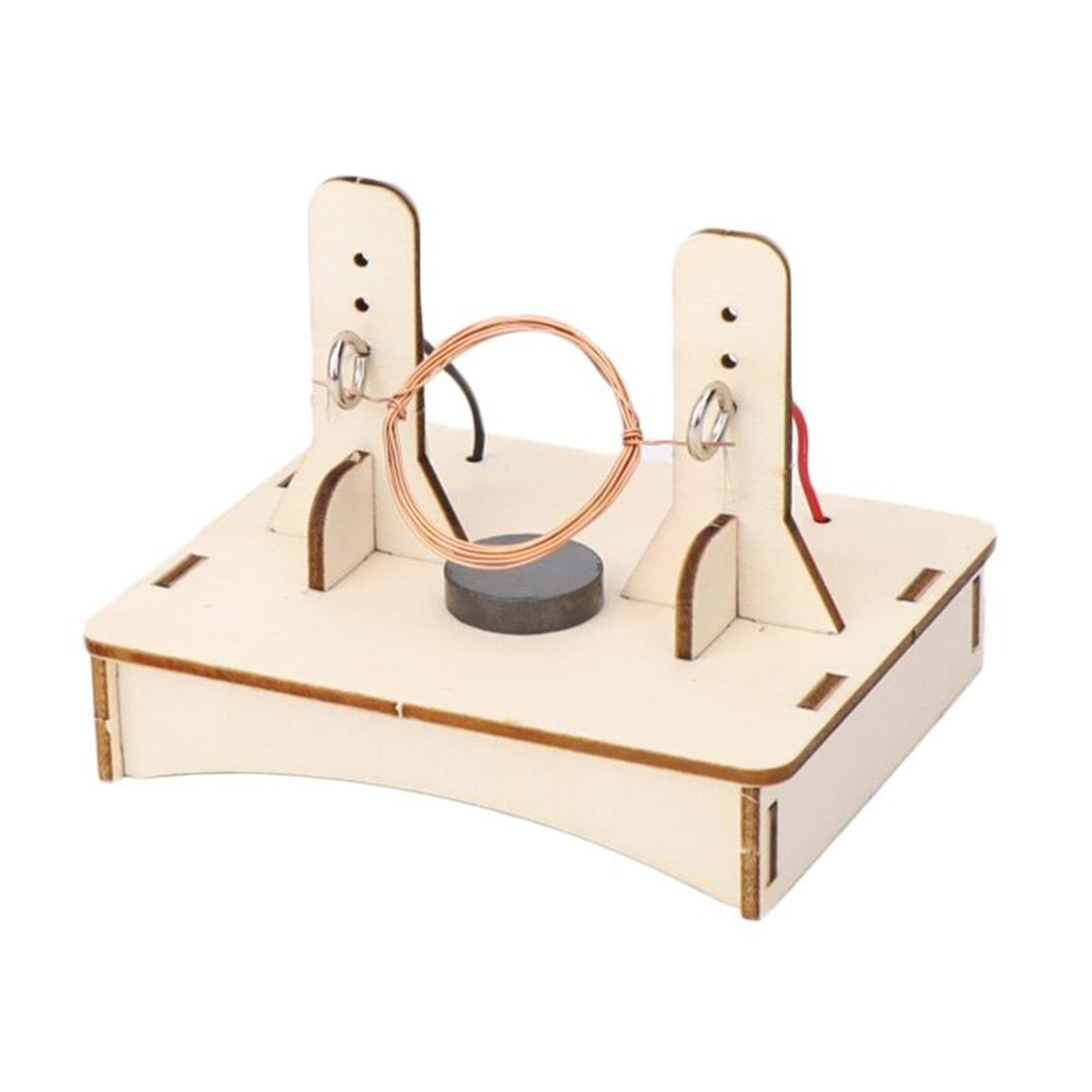 diy electric motor kit for kids stem science learning toy with electromagnetic coil