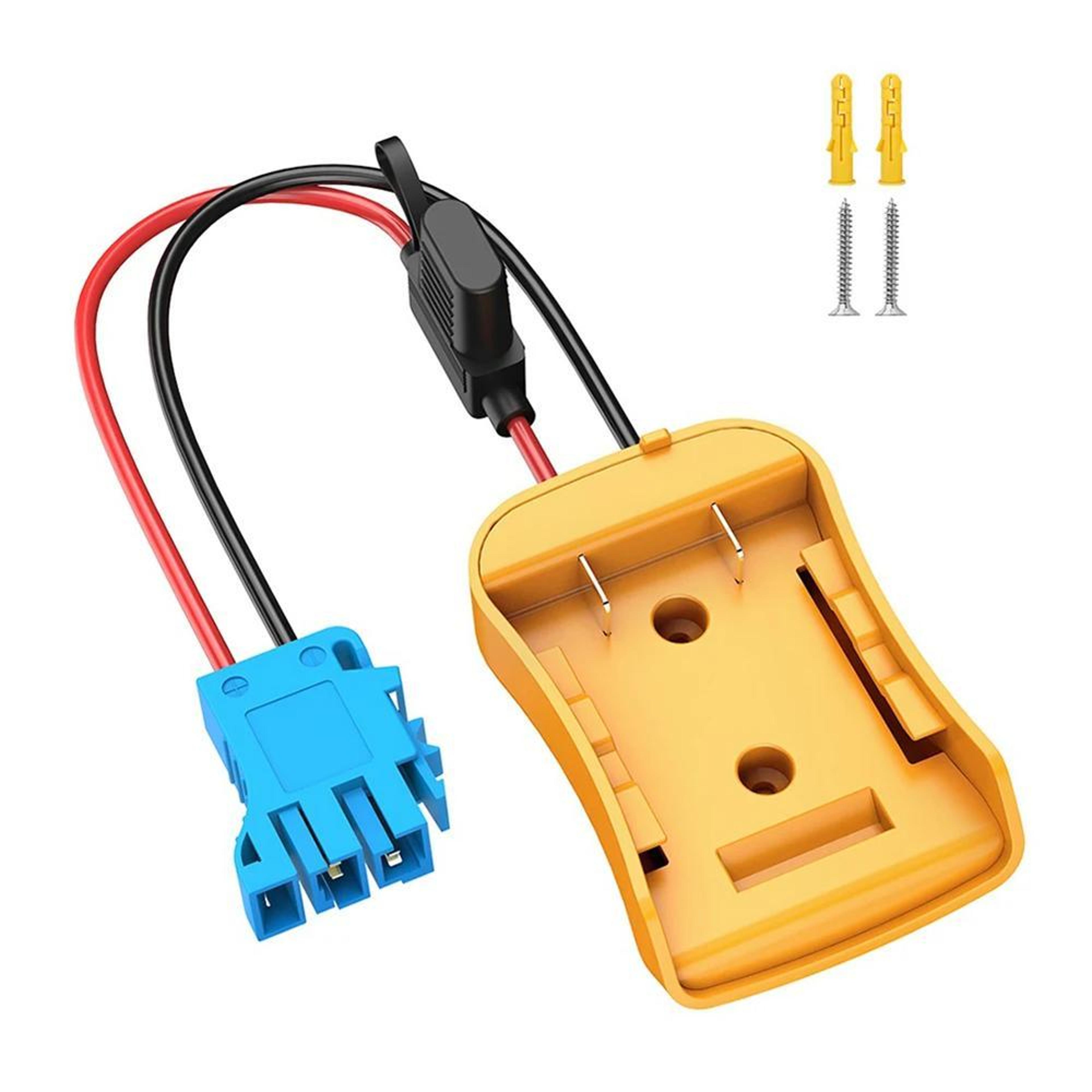 dewalt battery adapter with ups harness connector for power conversion