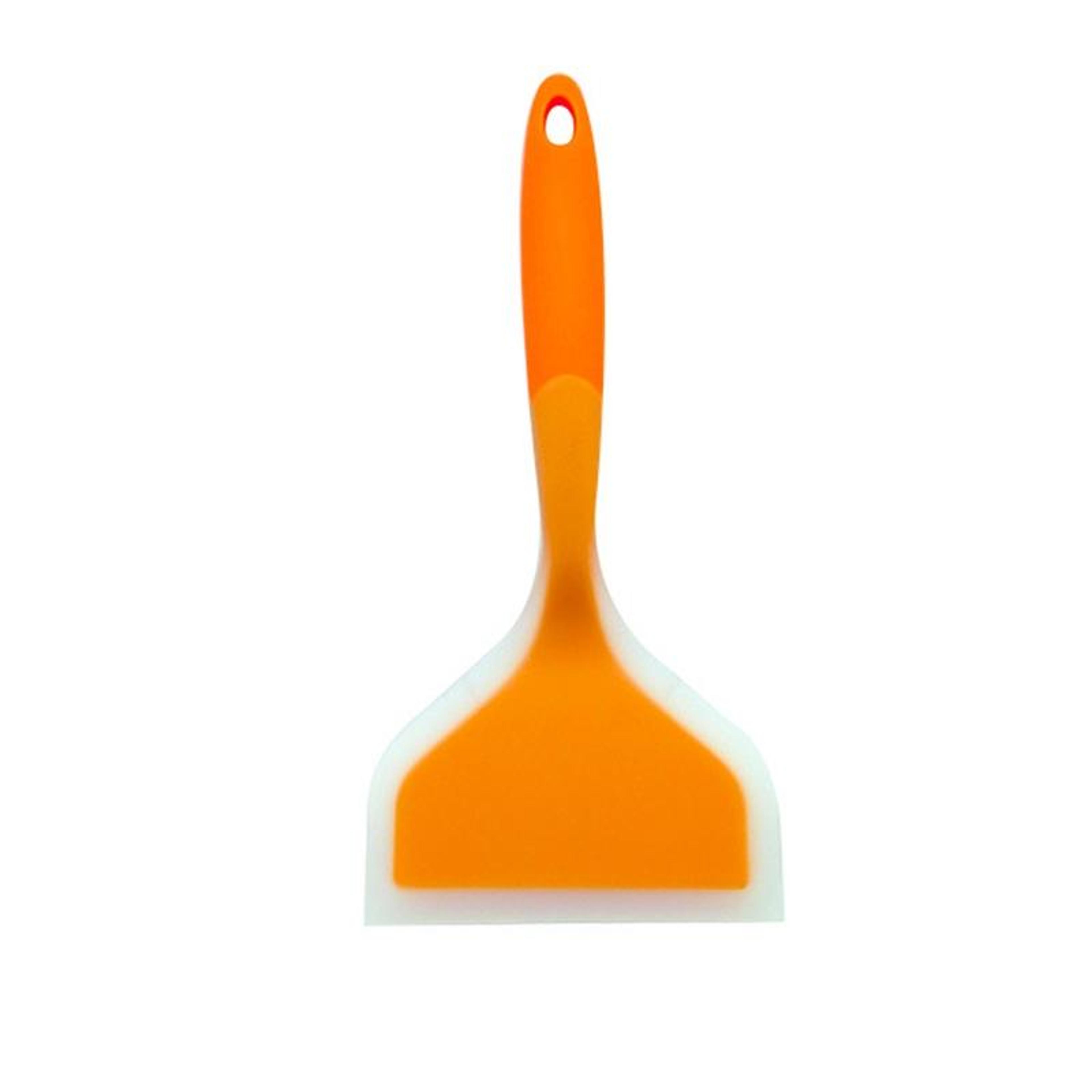 wide silicone spatula turner for nonstick cookware pizza pancakes and steak