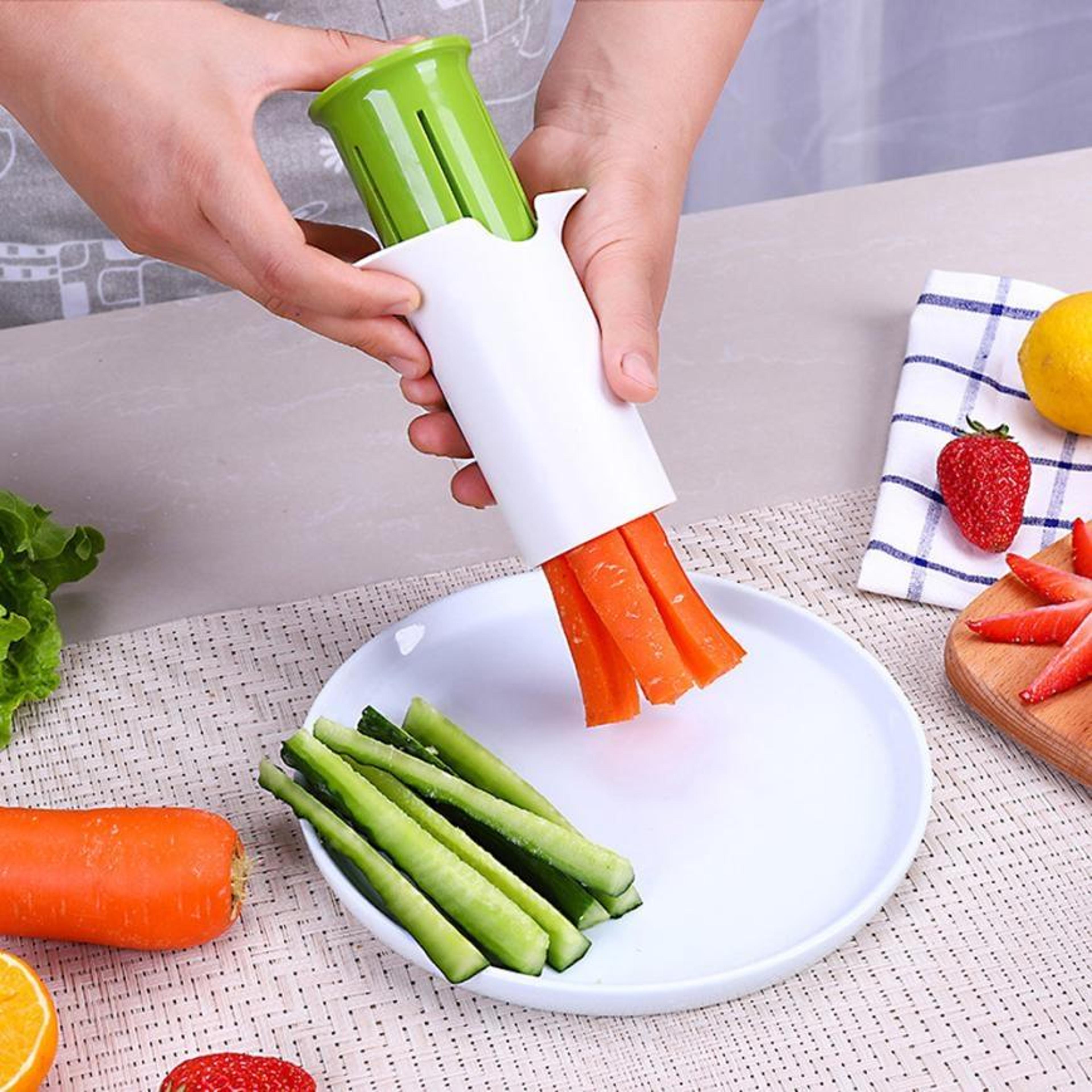 multi-blade vegetable slicer cutter tool for cucumber and carrot prep