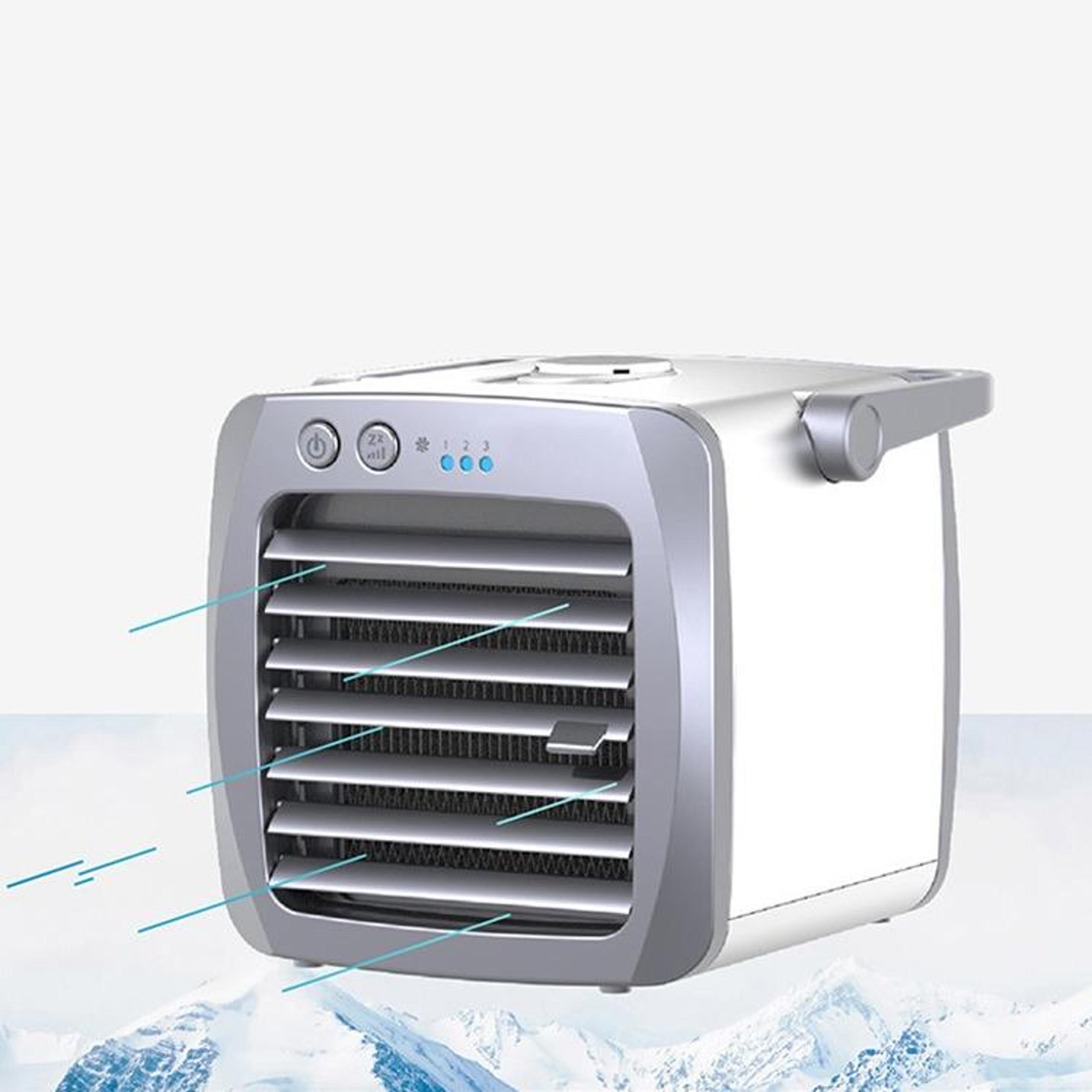 portable usb air cooler fan mini personal desk air conditioner with water tank