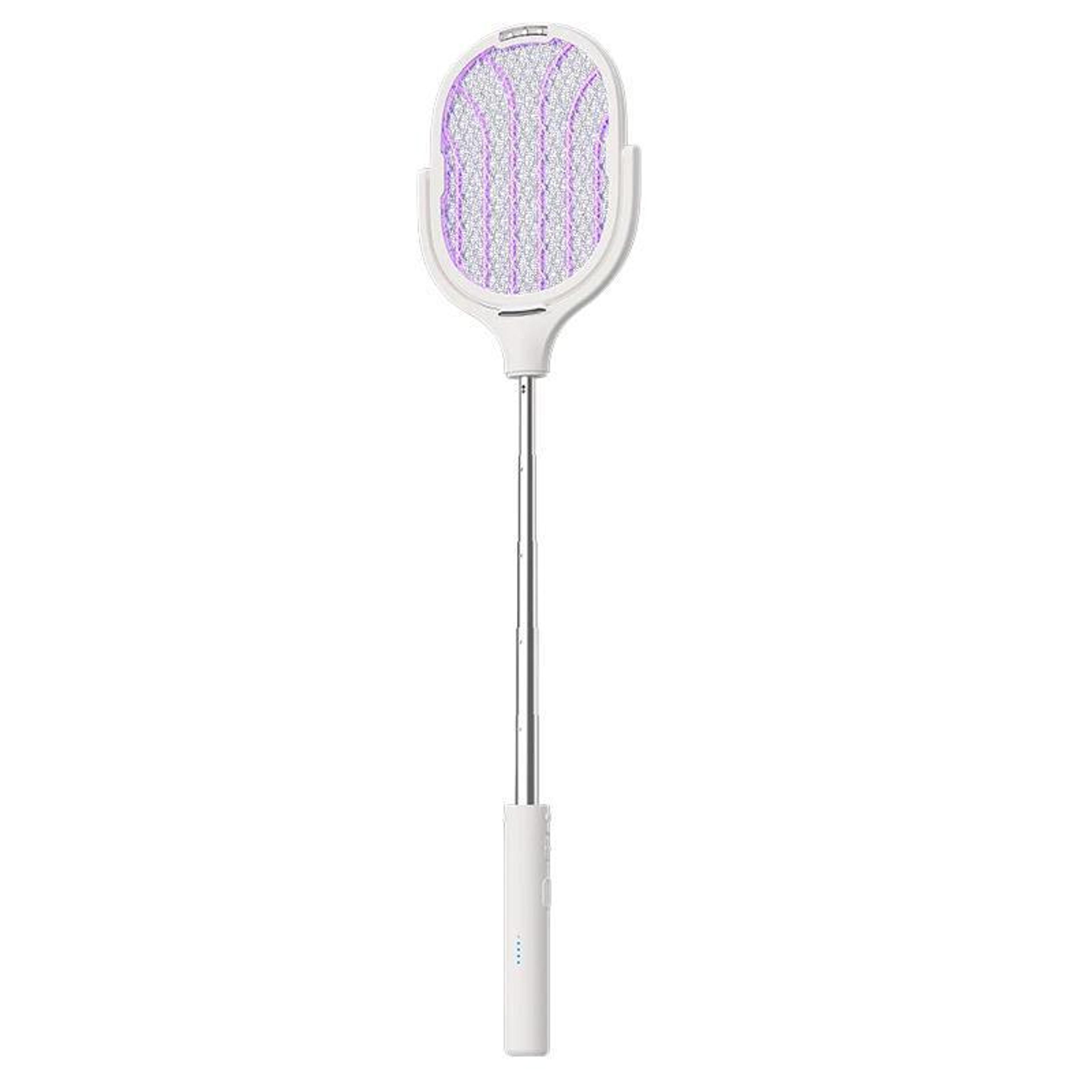 extendable electric mosquito racket lamp rechargeable stand zapper