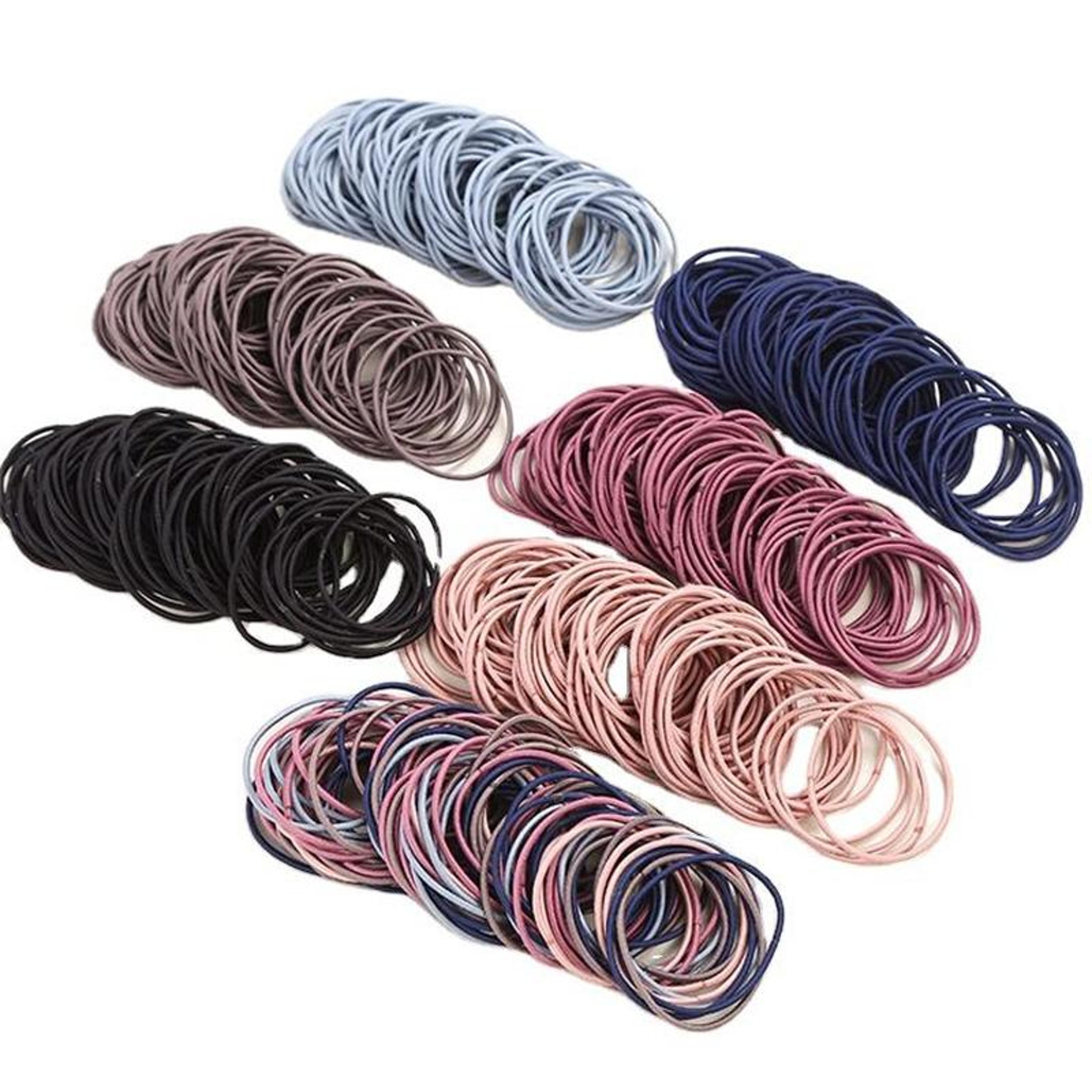 soft stretch nylon hair ties set elastic ponytail holders for women girls