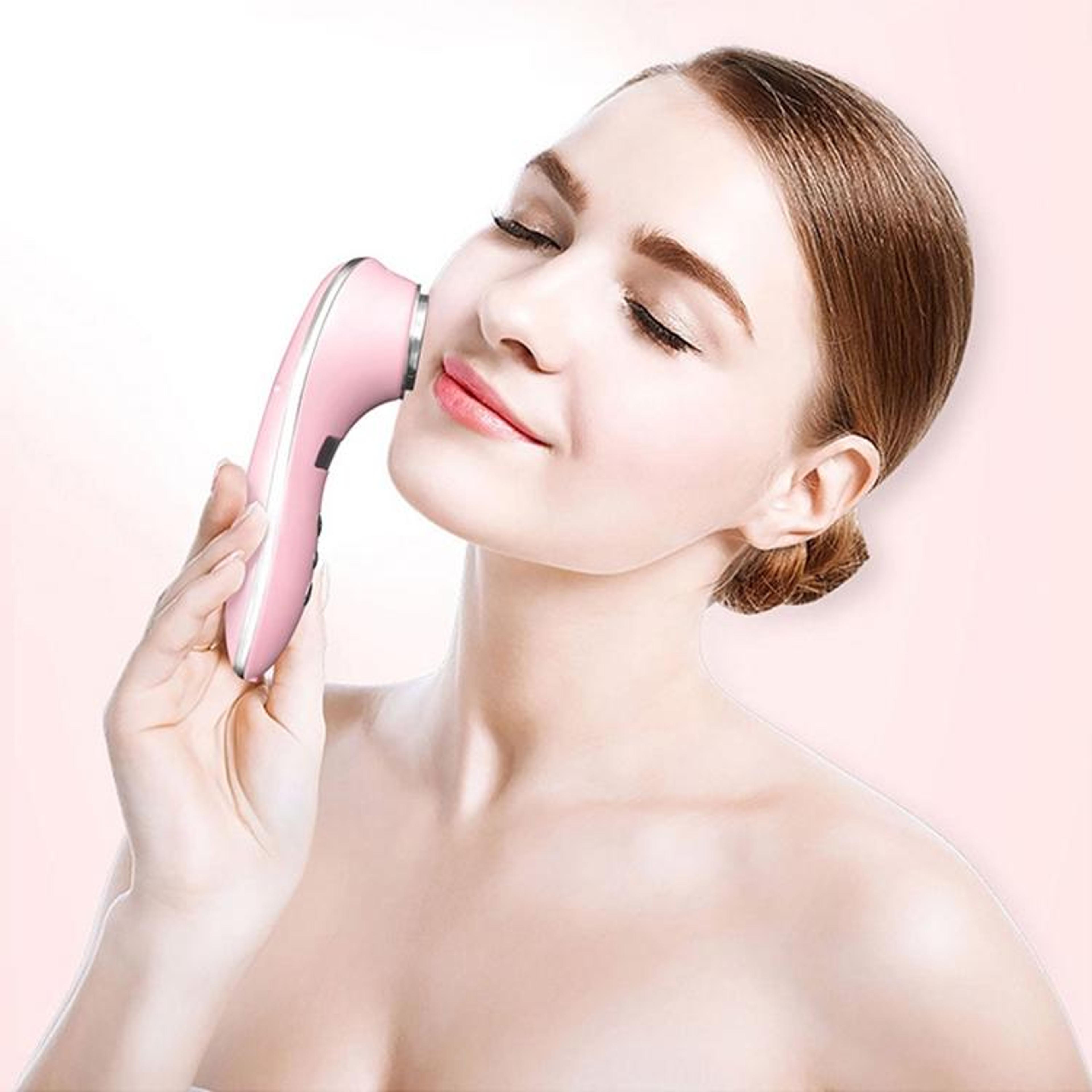 multi-function facial ion importer deep cleansing skincare device usb rechargeable beauty tool