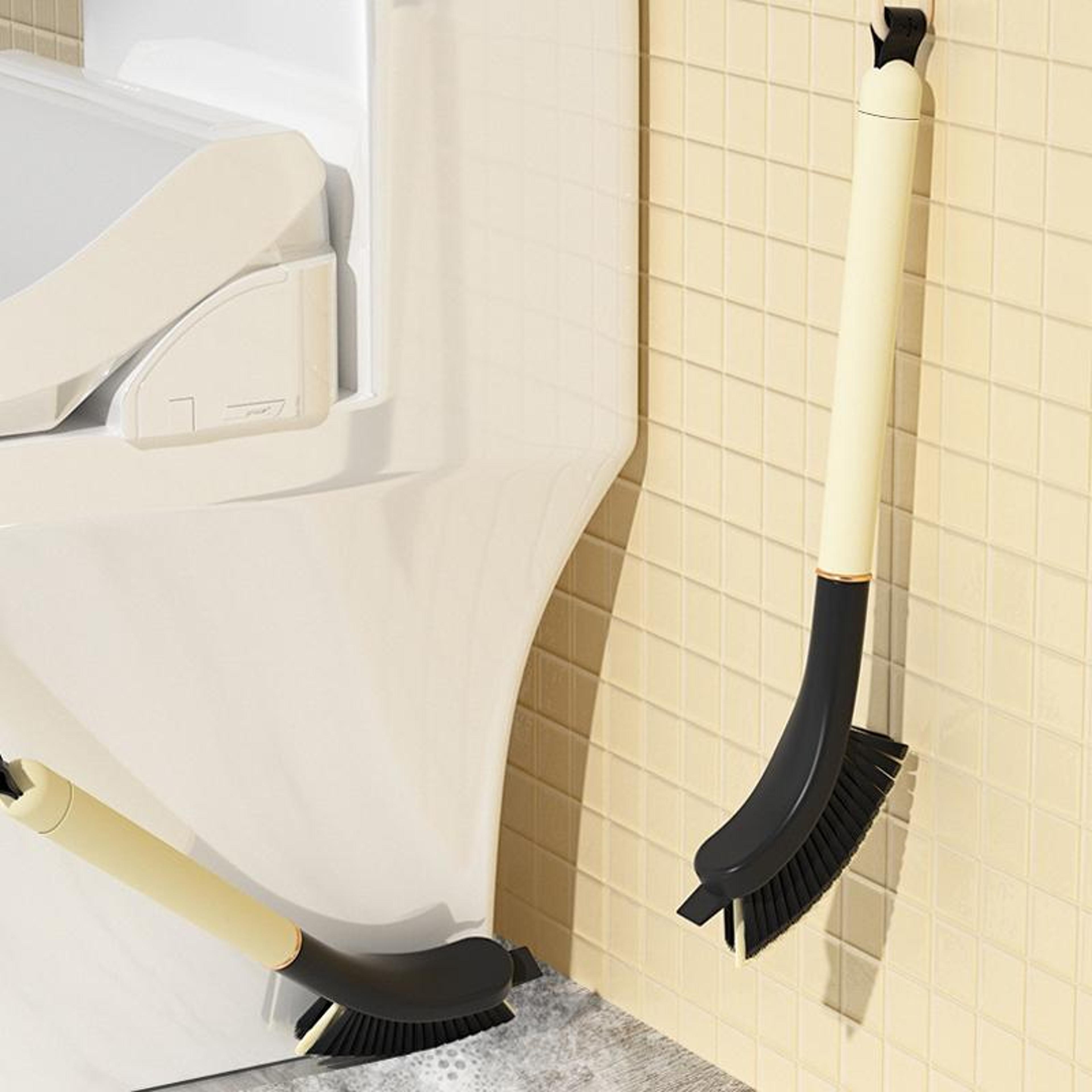 3-in-1 long handle crevice cleaning brush for kitchen bathroom gaps