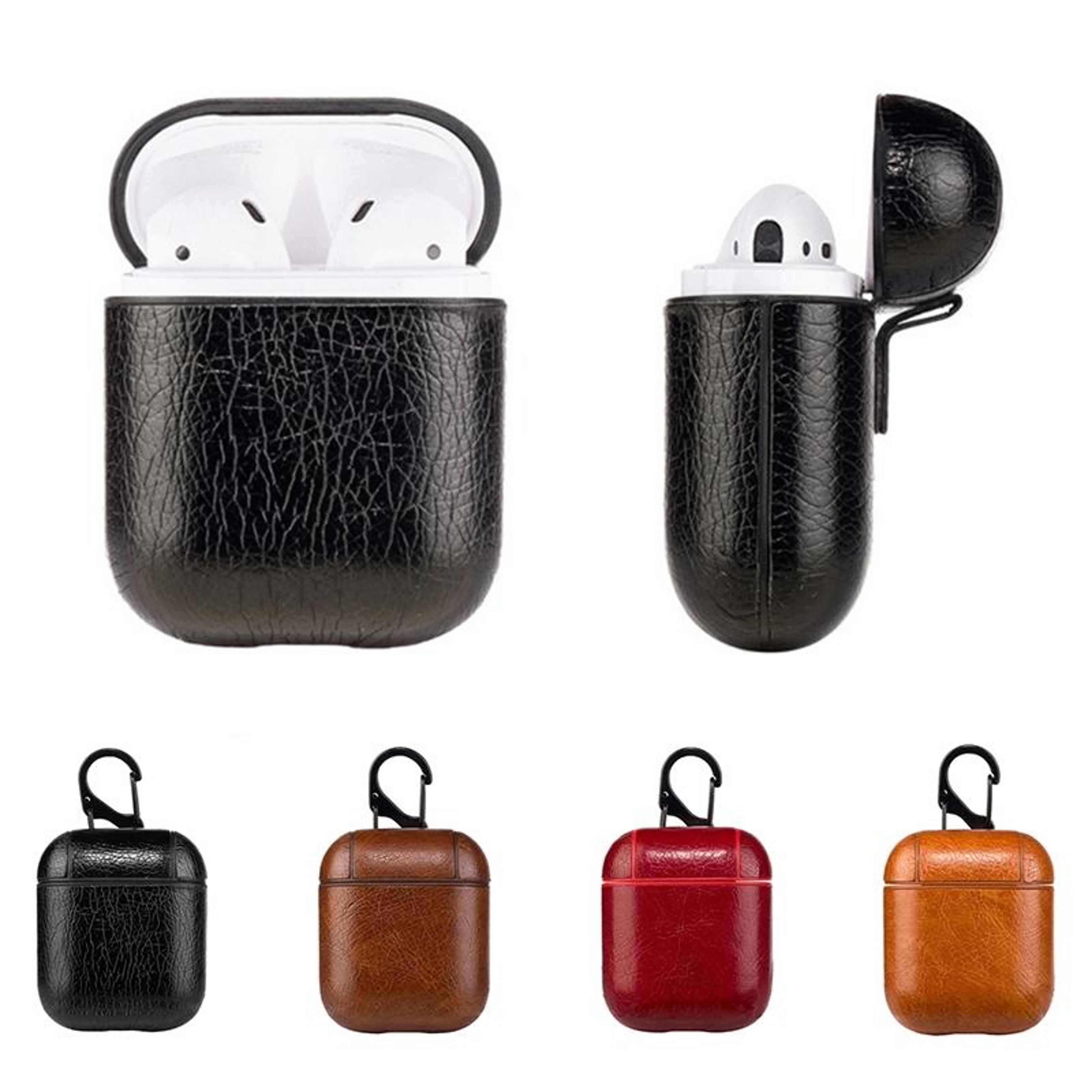 litchi texture airpods case shockproof silicone protective cover