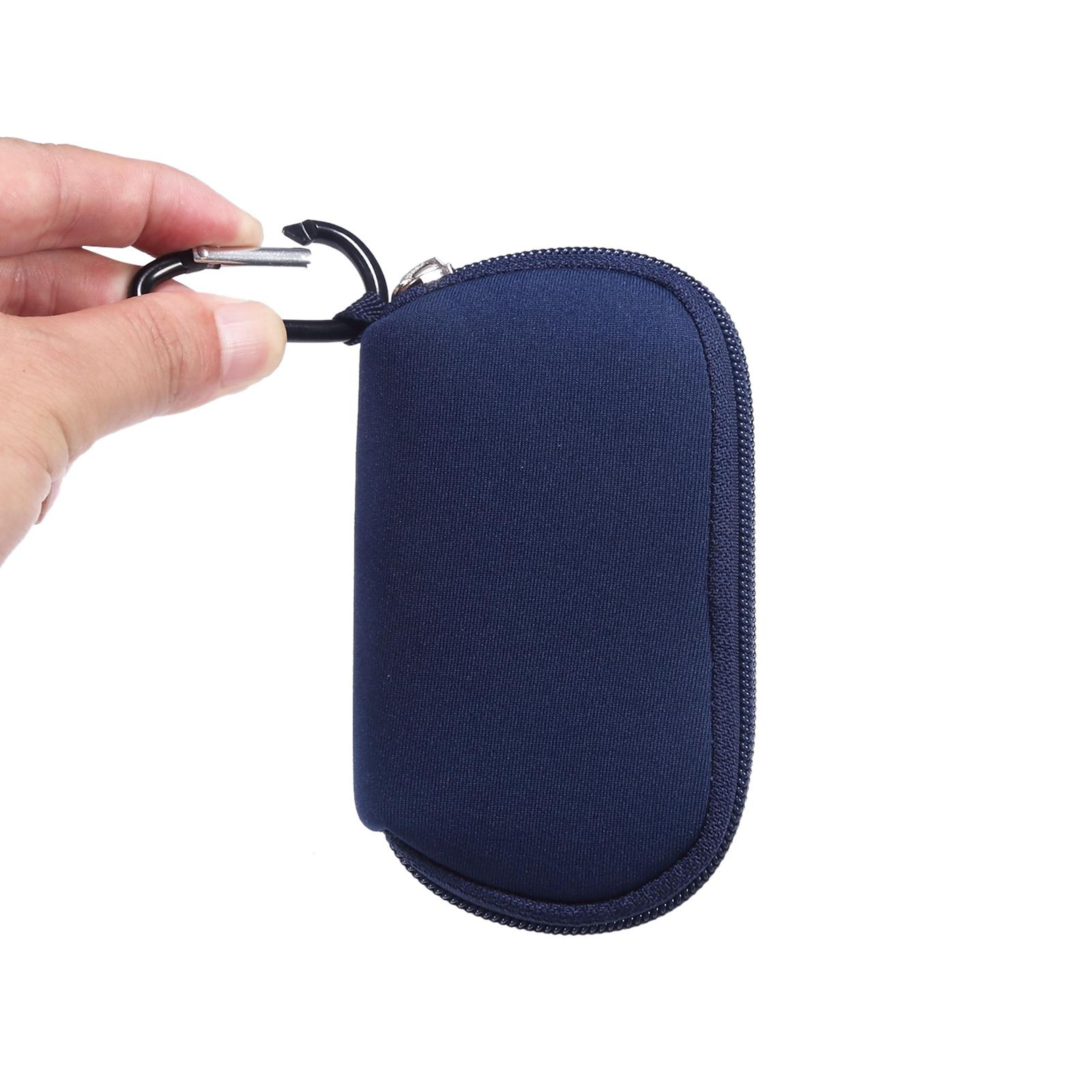 waterproof nylon airpods pro case pouch with hook portable earbud storage