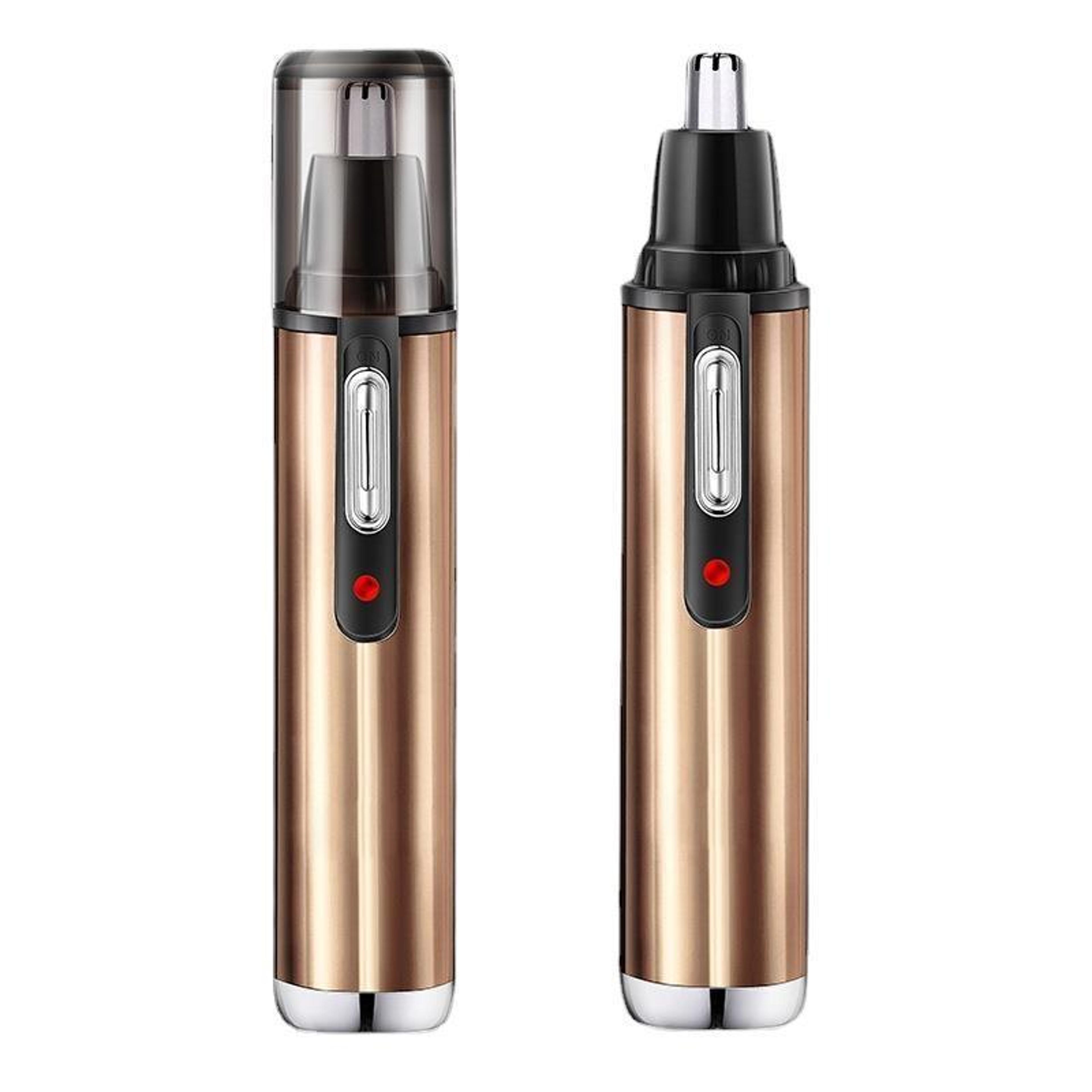 usb rechargeable nose hair trimmer for men & women precision eyebrow and ear groomer