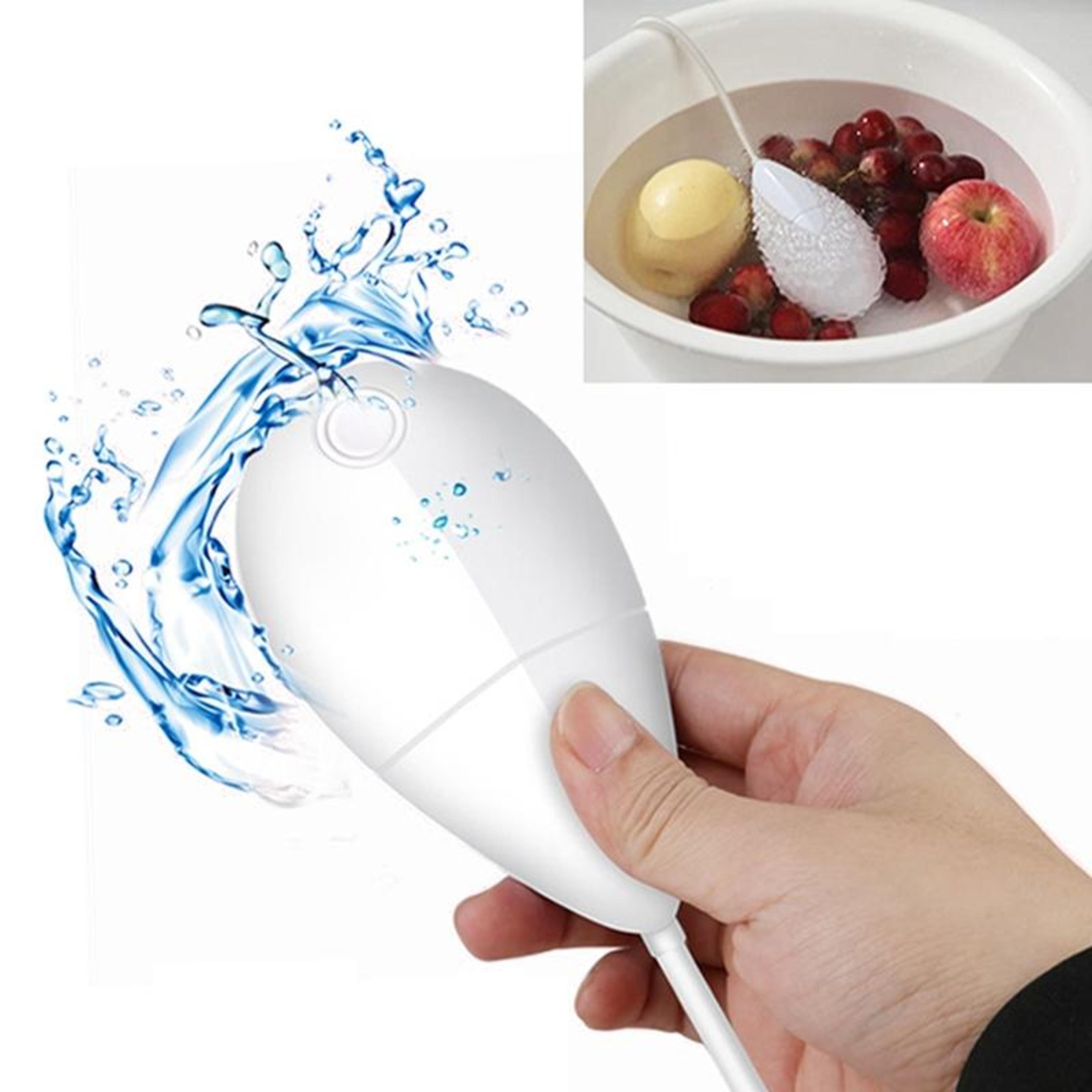 portable ultrasonic washing machine mini cleaner for clothes, jewelry & produce