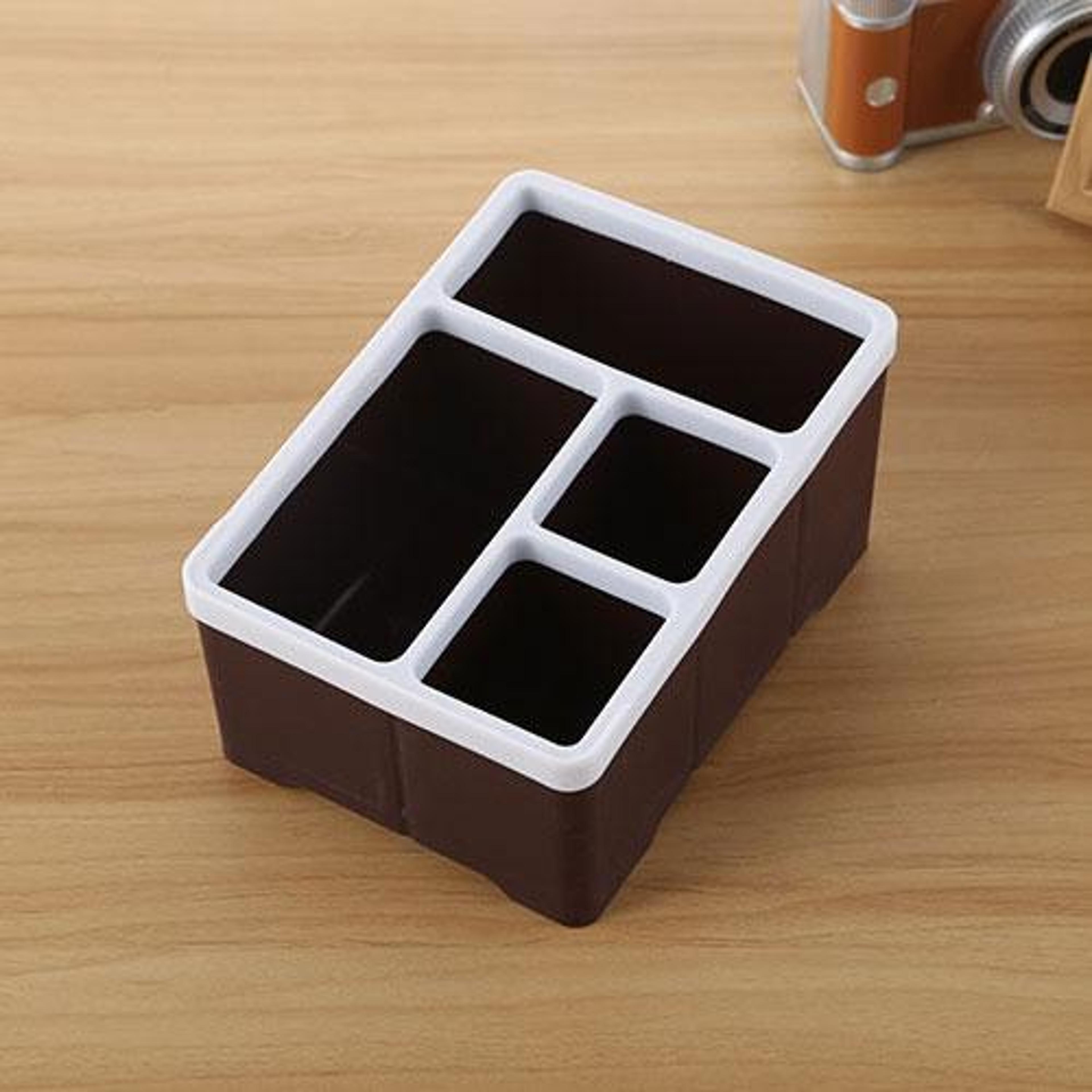 desktop remote control organizer caddy desk storage holder for office supplies & accessories