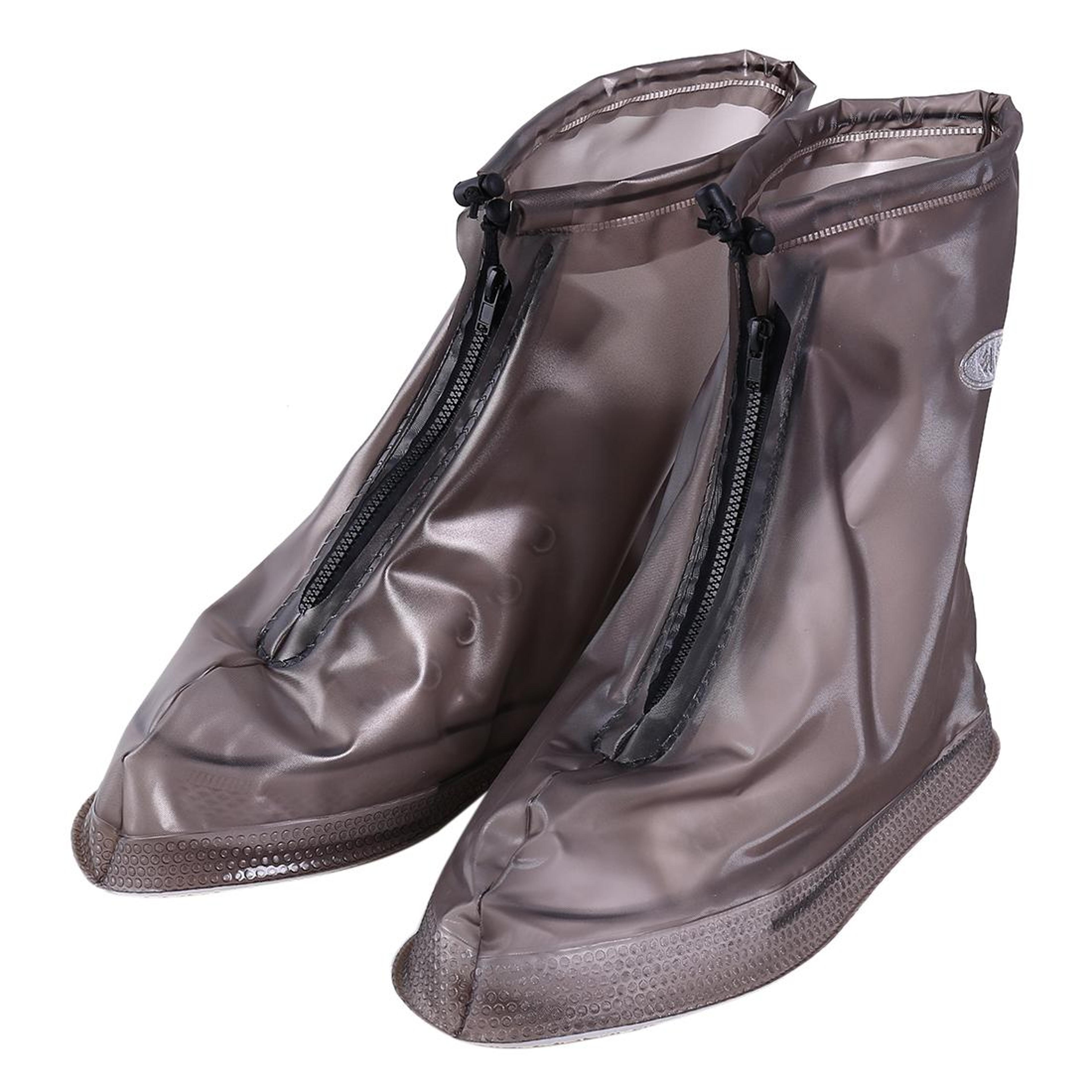 waterproof non slip shoe covers reusable thick sole rain protectors