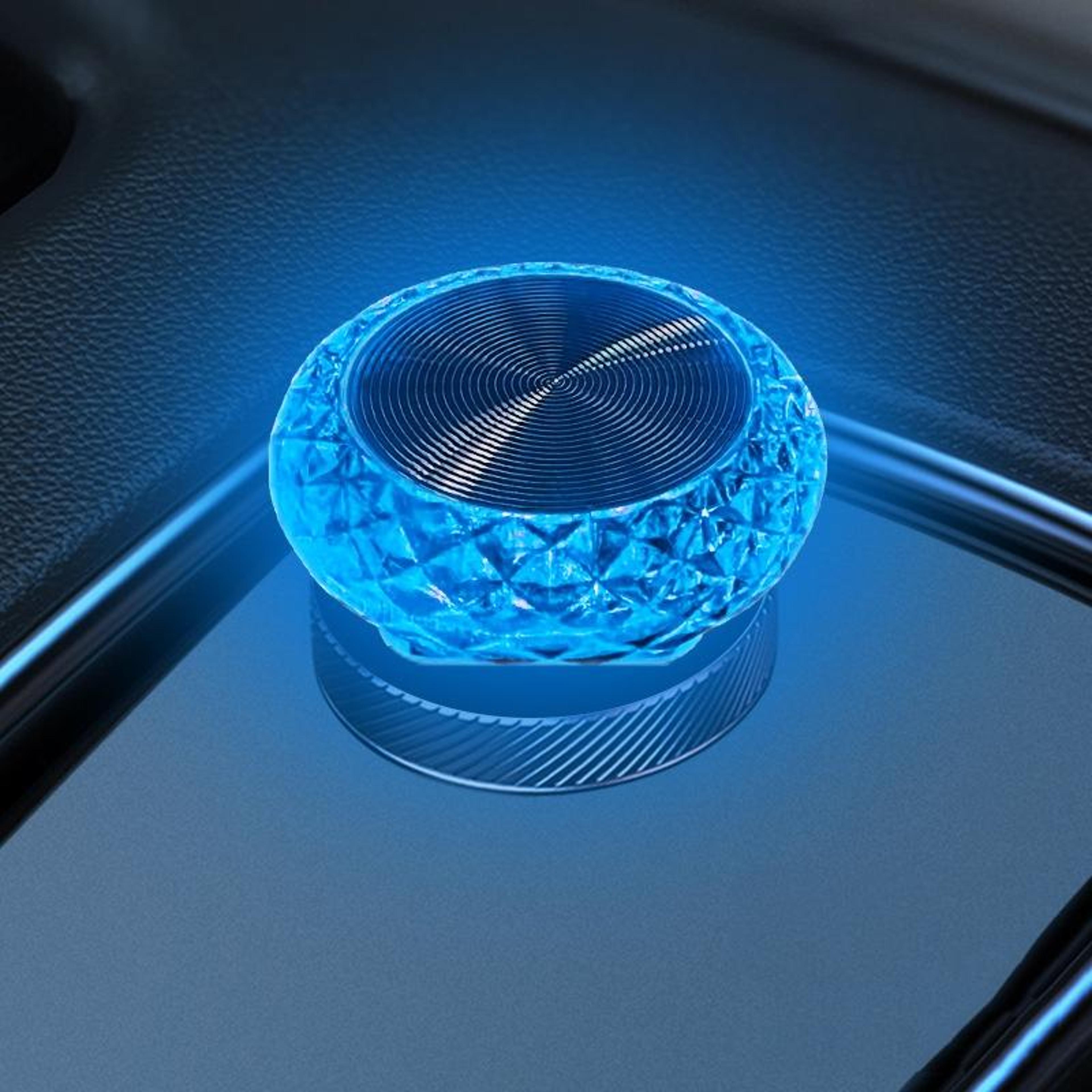 usb mushroom led ambient light mini car night lamp for cozy interior decor