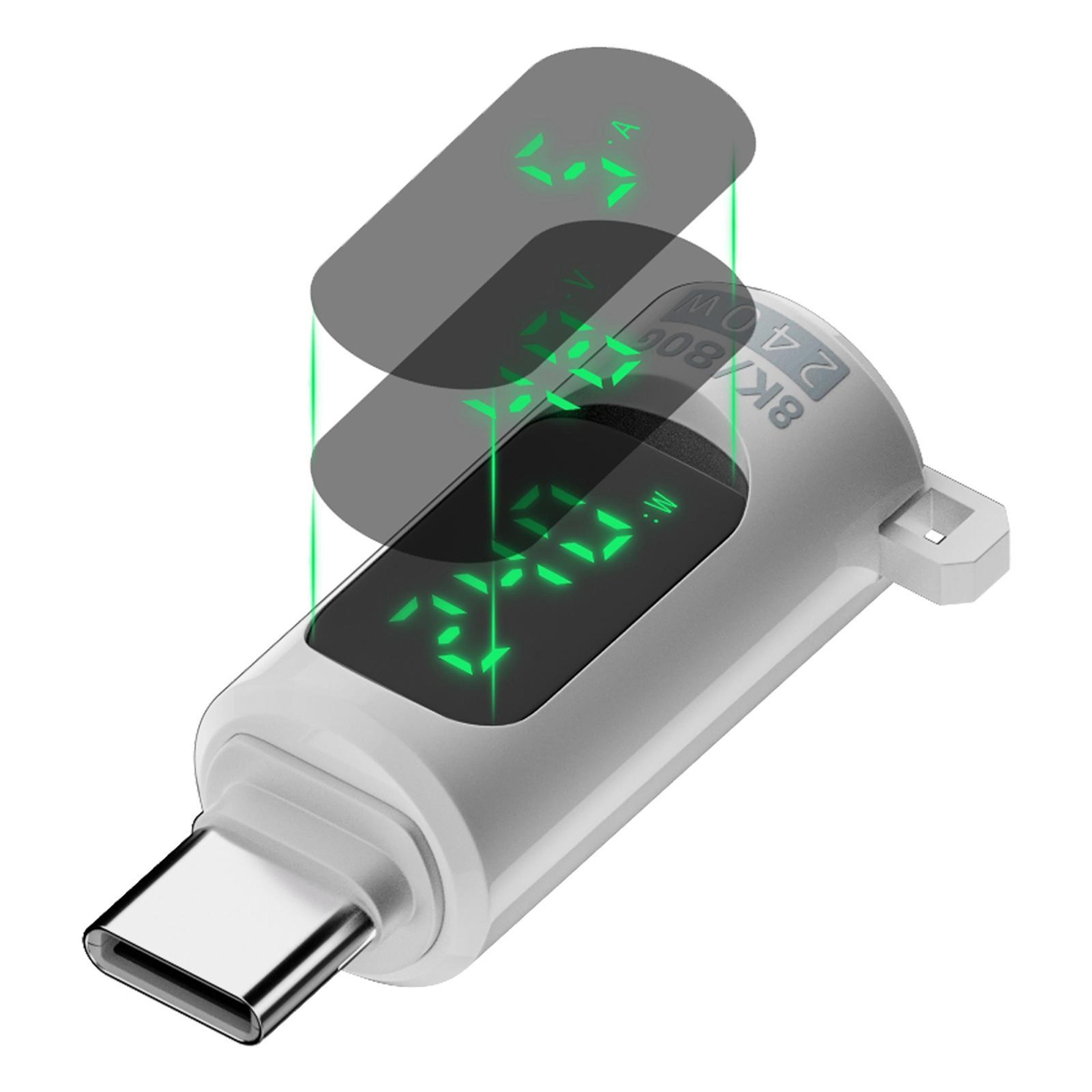 240w usb c to usb c adapter with display fast charging data cable converter