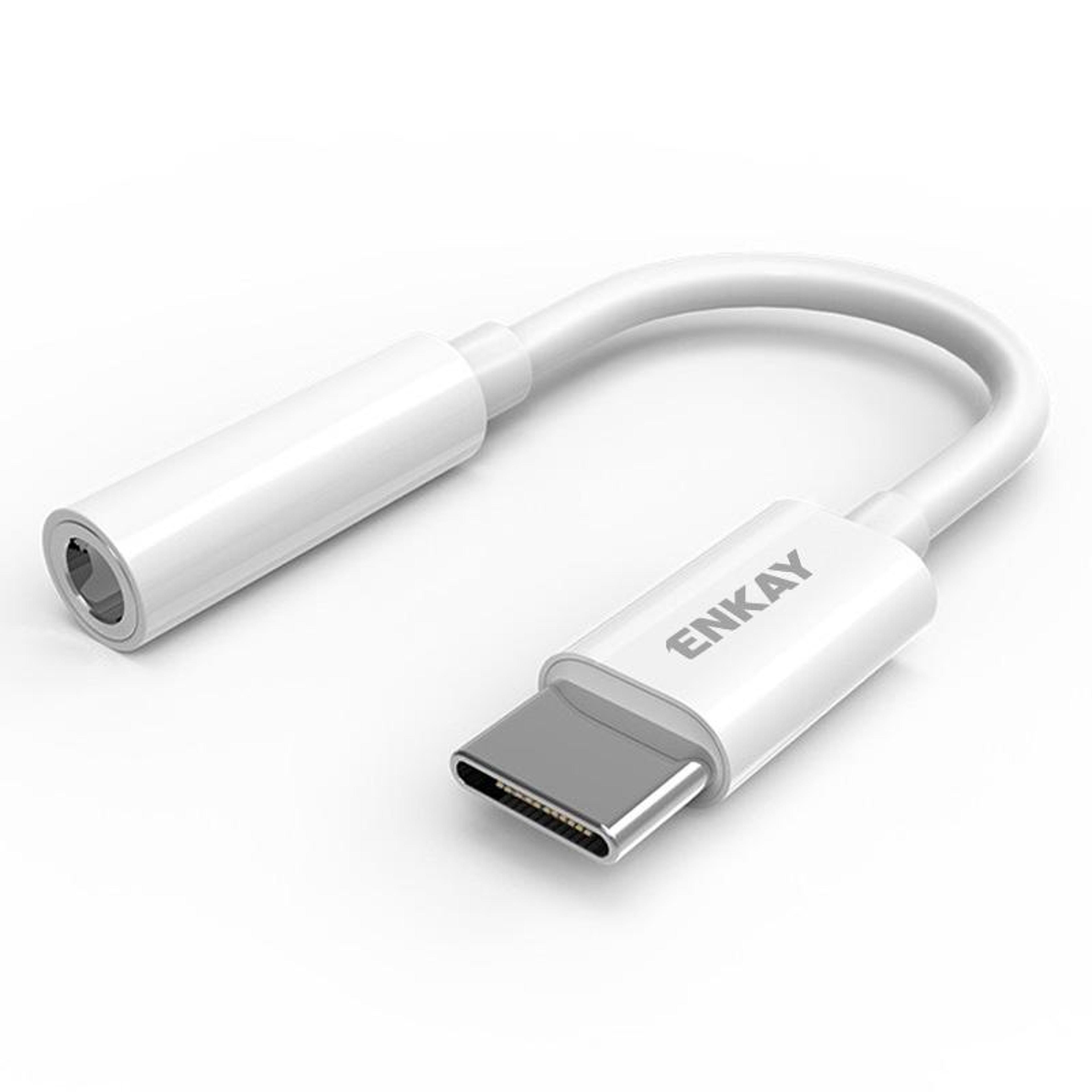 usb c to 3.5mm adapter with digital audio chip durable type c audio adapter cable