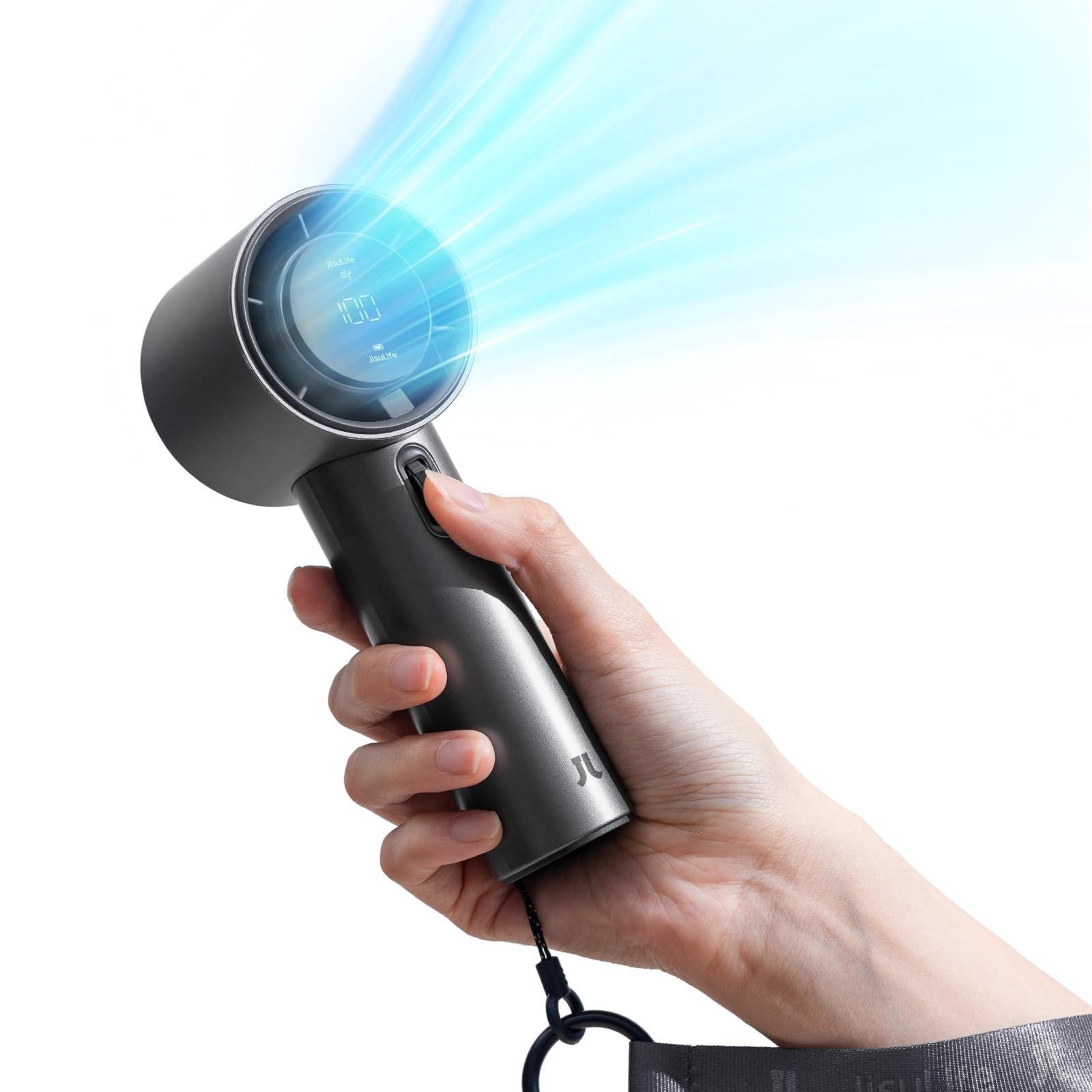 portable usb rechargeable mini fan with high-speed cooling for desk and travel