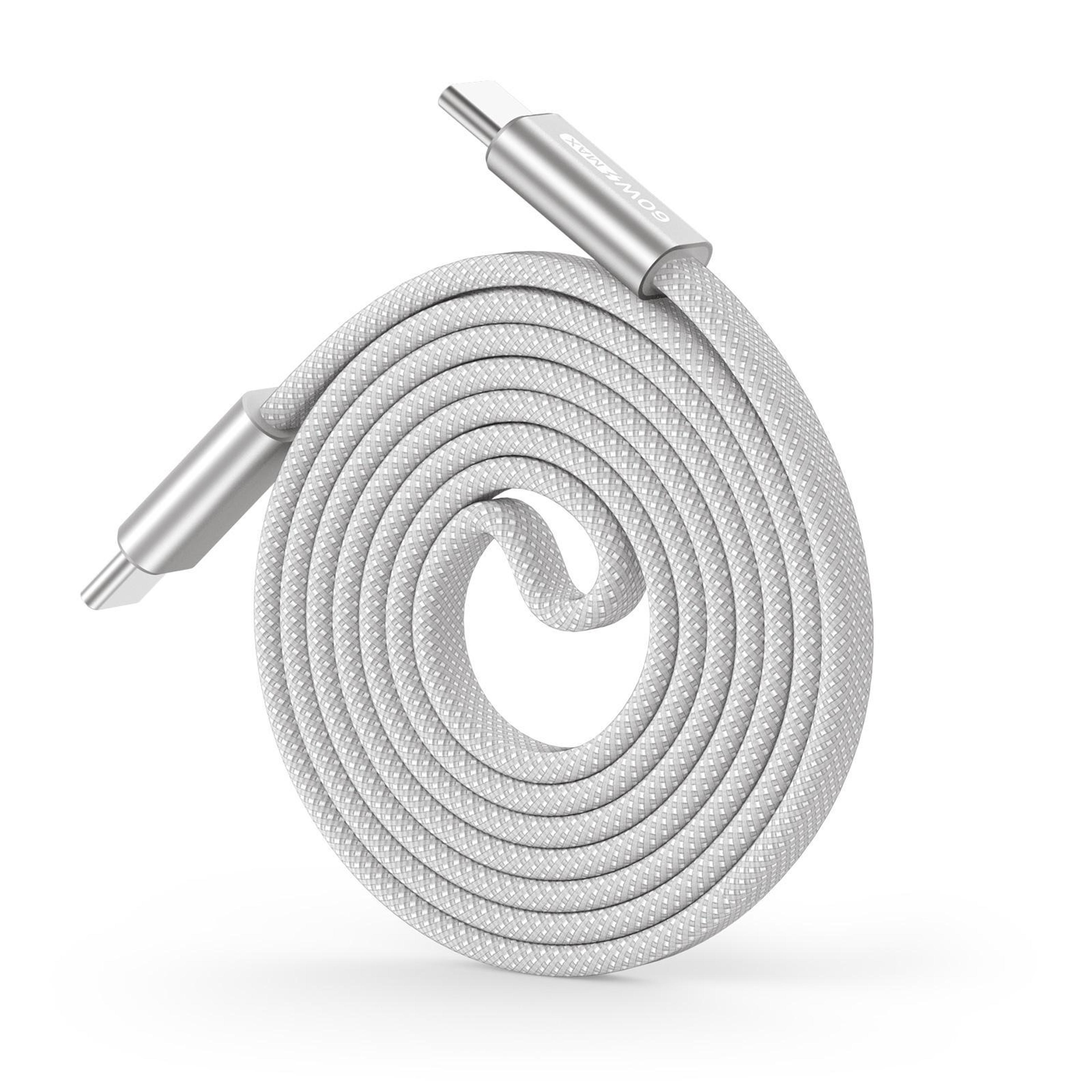 magnetic usb c cable 60w fast charging nylon braided type c to type c