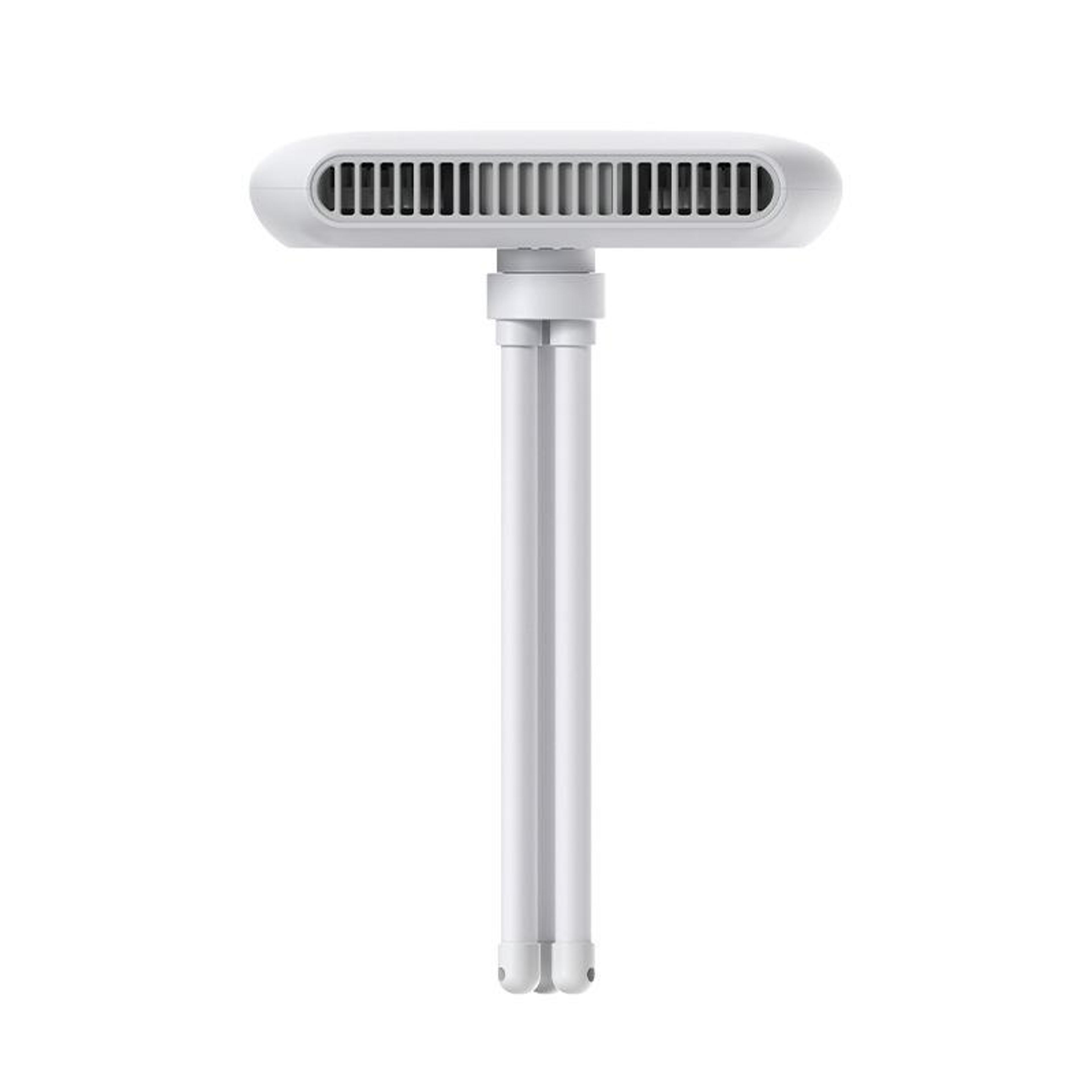 portable usb rechargeable fan with flexible tripod clip for stroller desk travel