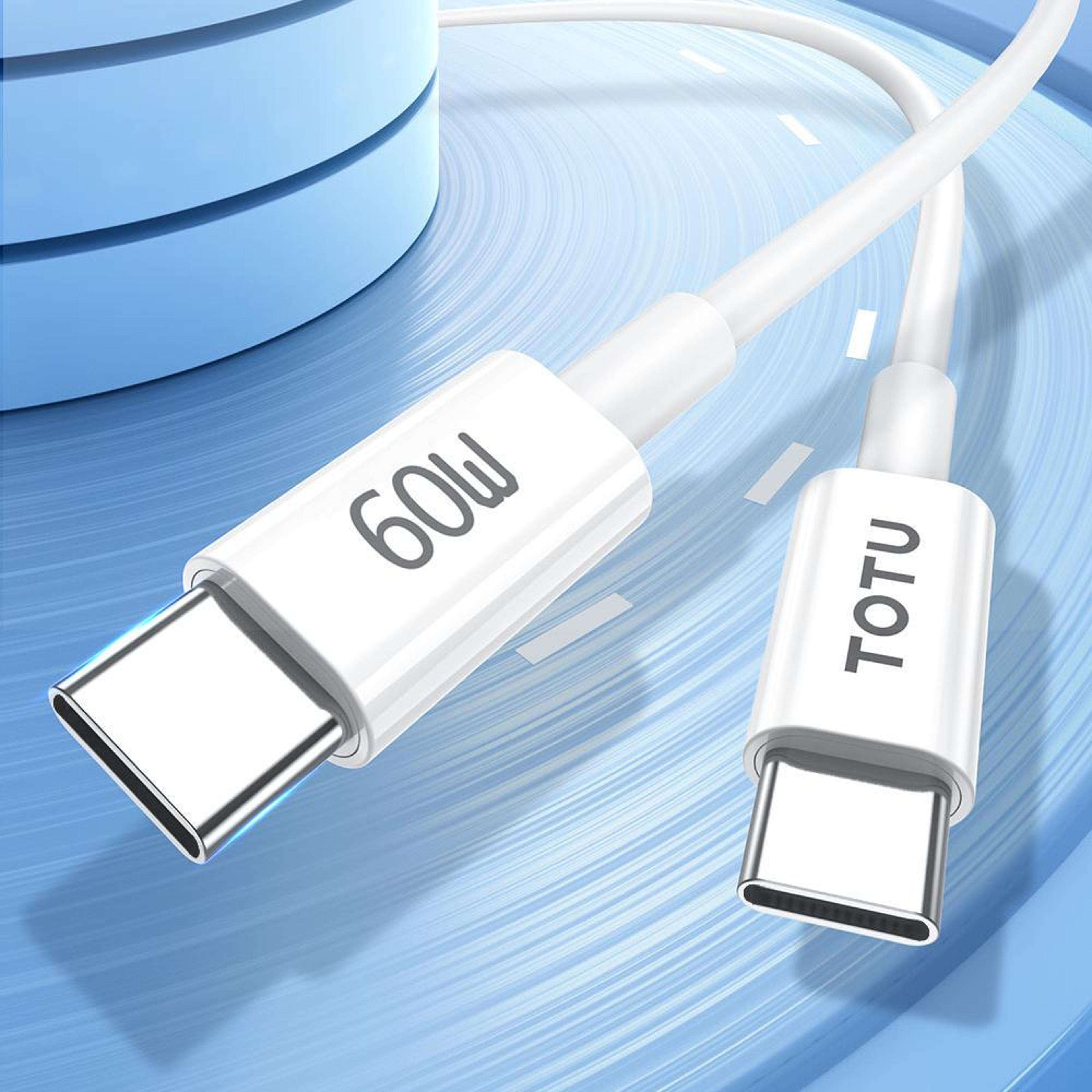 60w fast charging usb c to usb c cable set with e marker safety chip