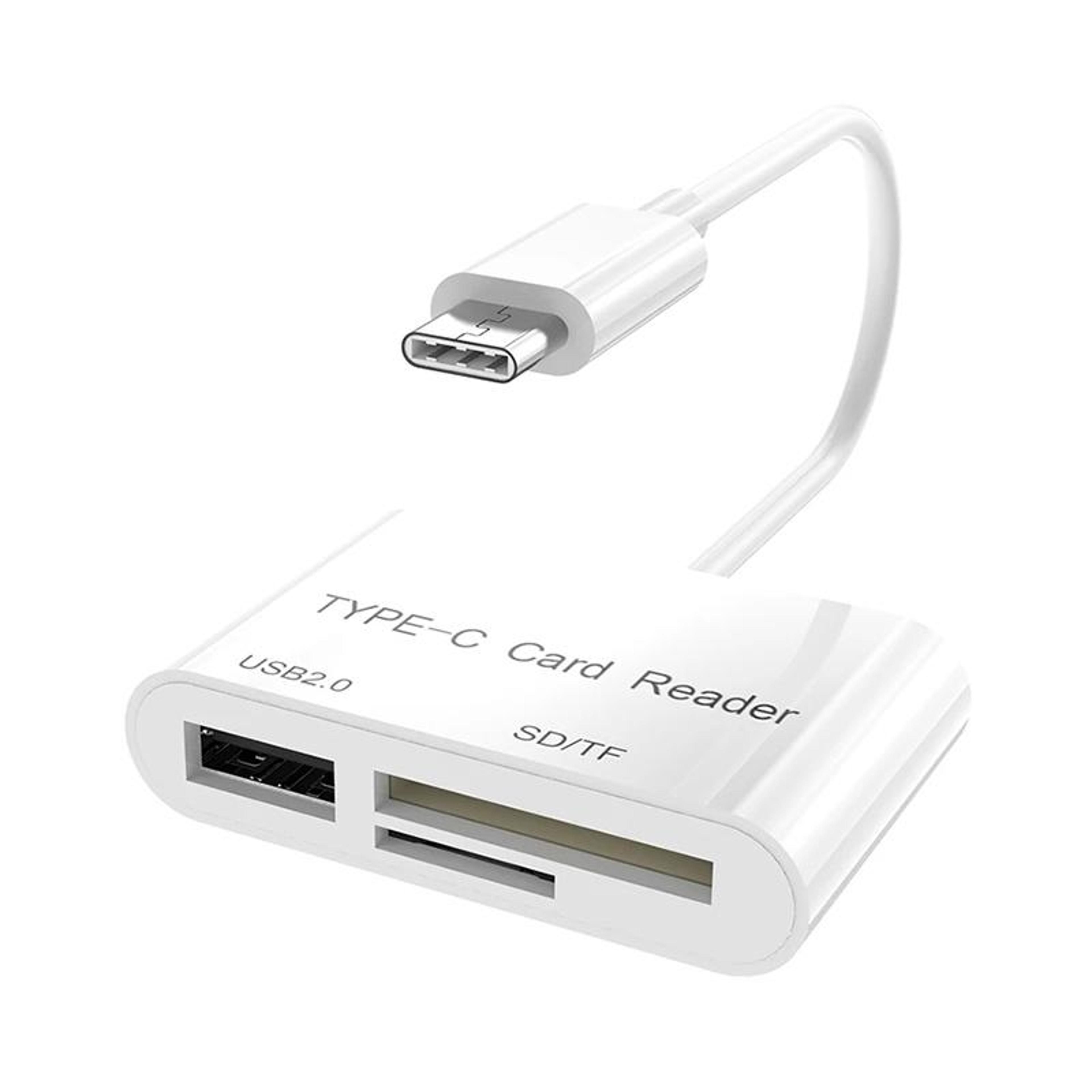 usb c multi card reader adapter with sd micro sd usb hub
