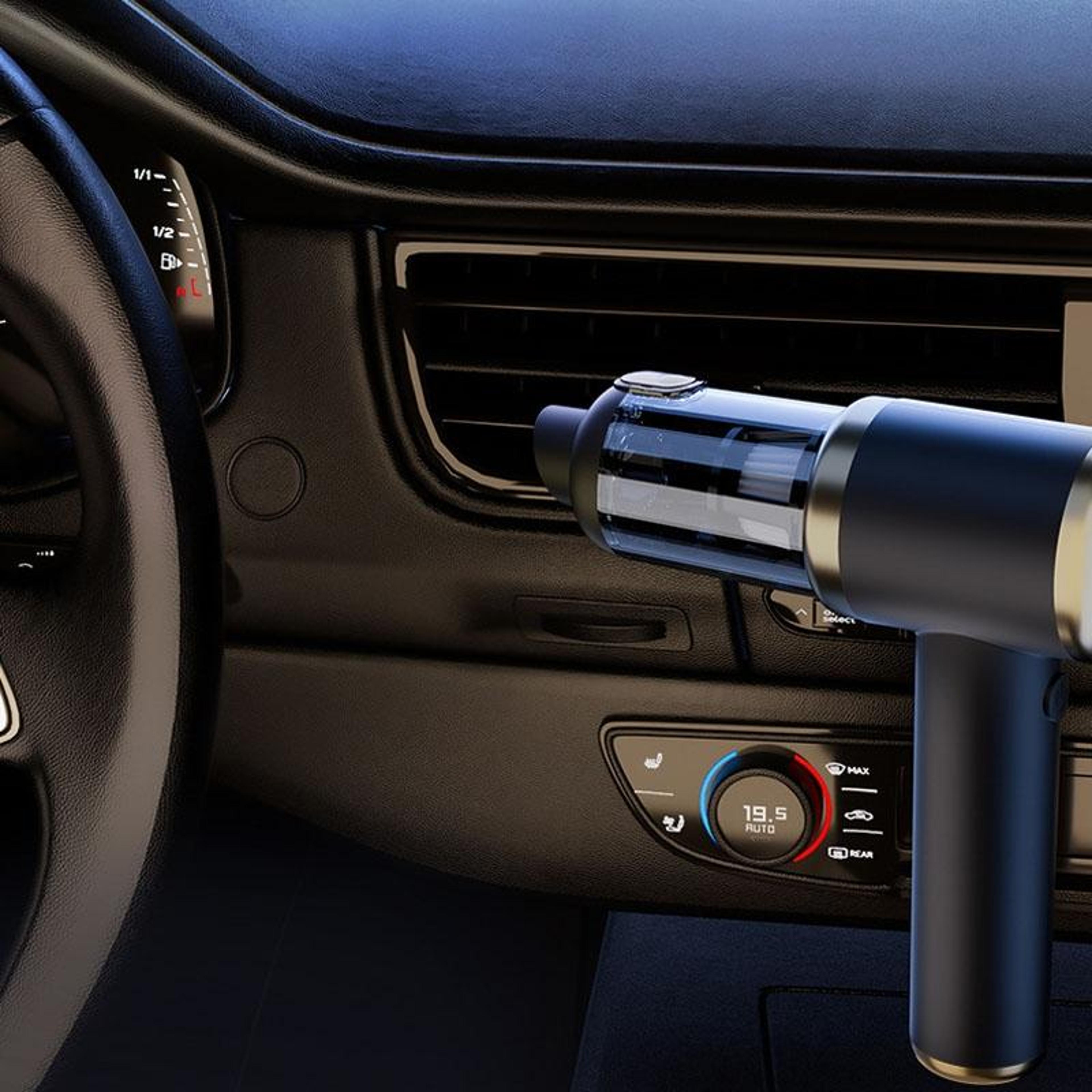 wireless mini car vacuum cleaner & blower, portable cordless car vacuum with dual function