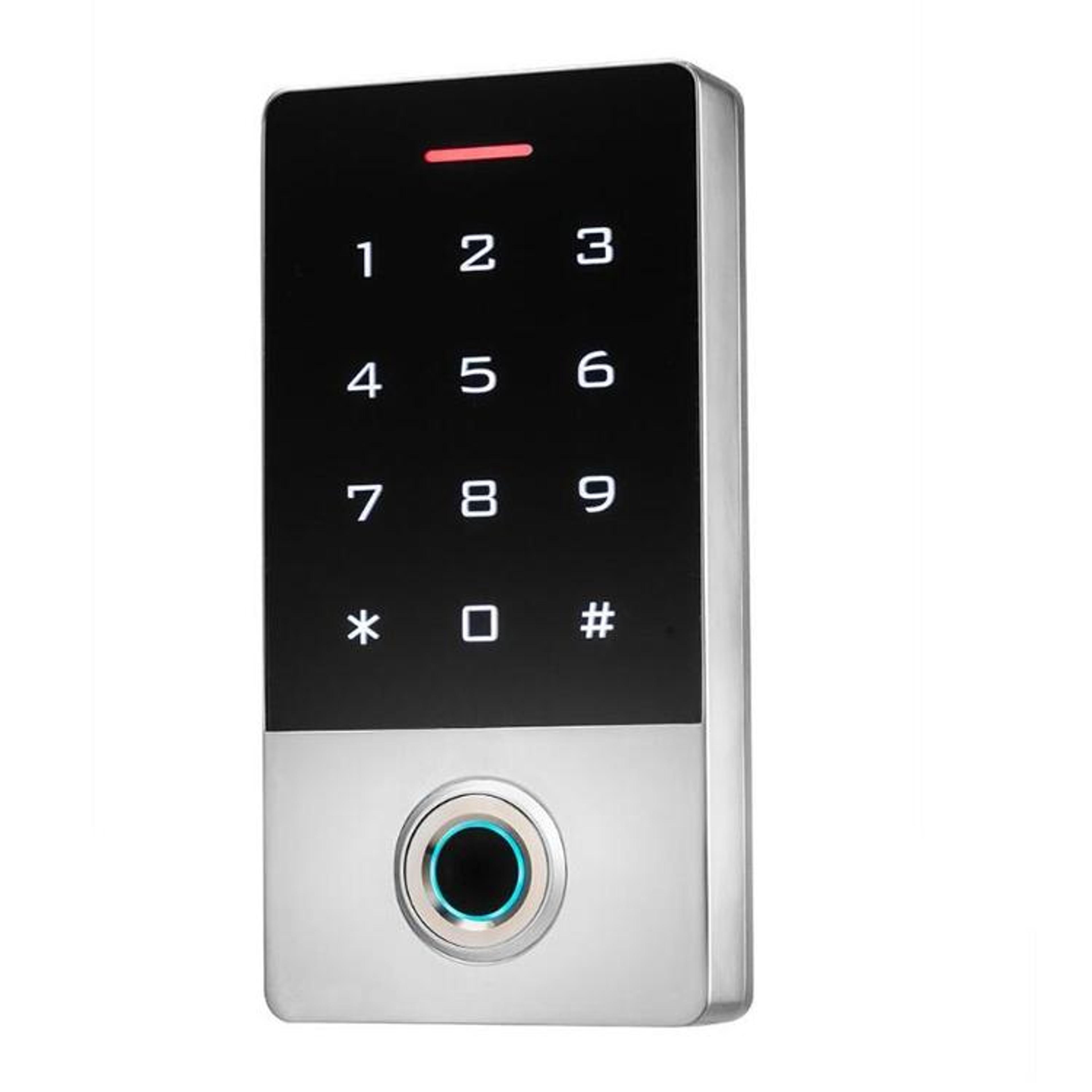smart metal waterproof fingerprint access control system with keypad & rfid