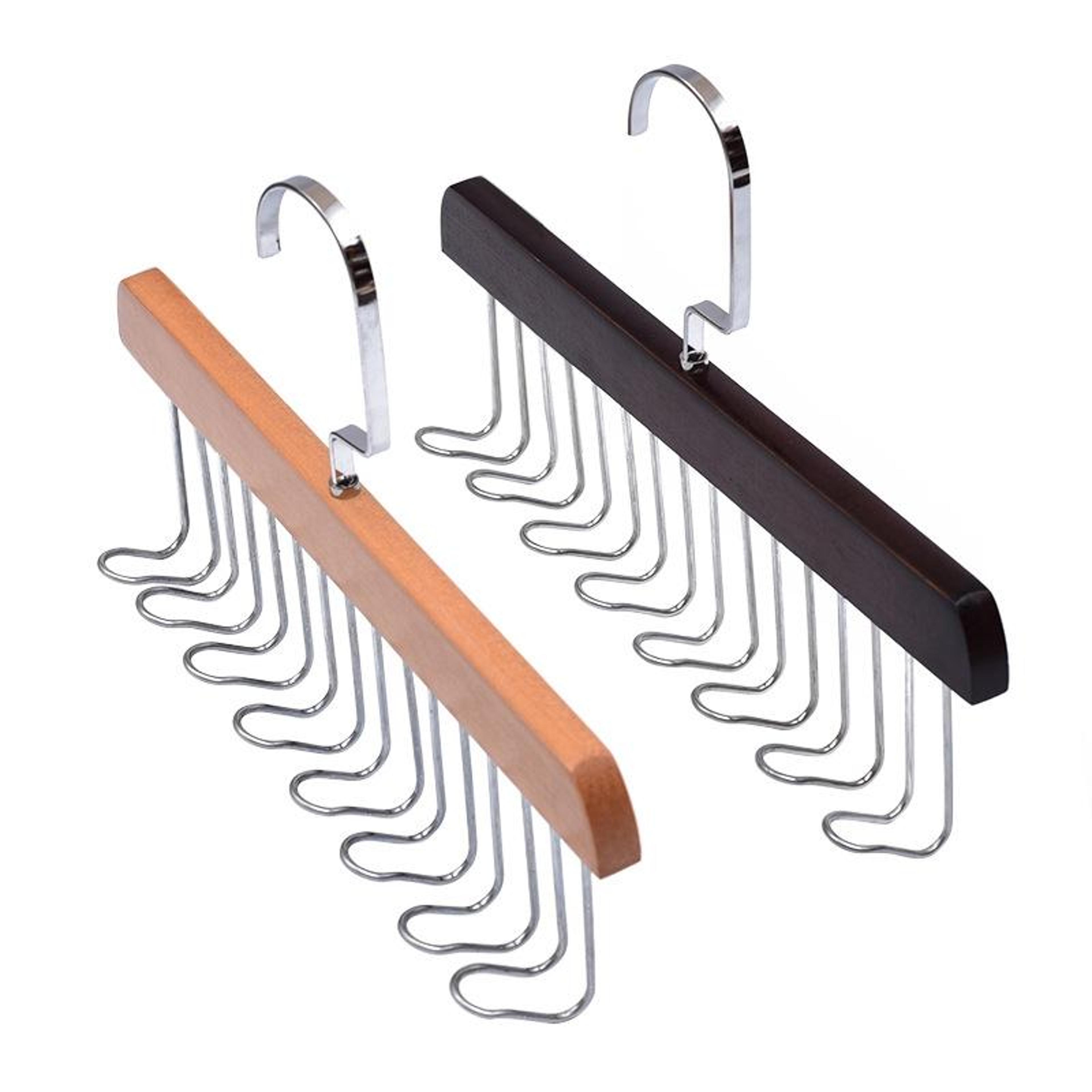 wooden hanger organizer for bras vests ties and delicates