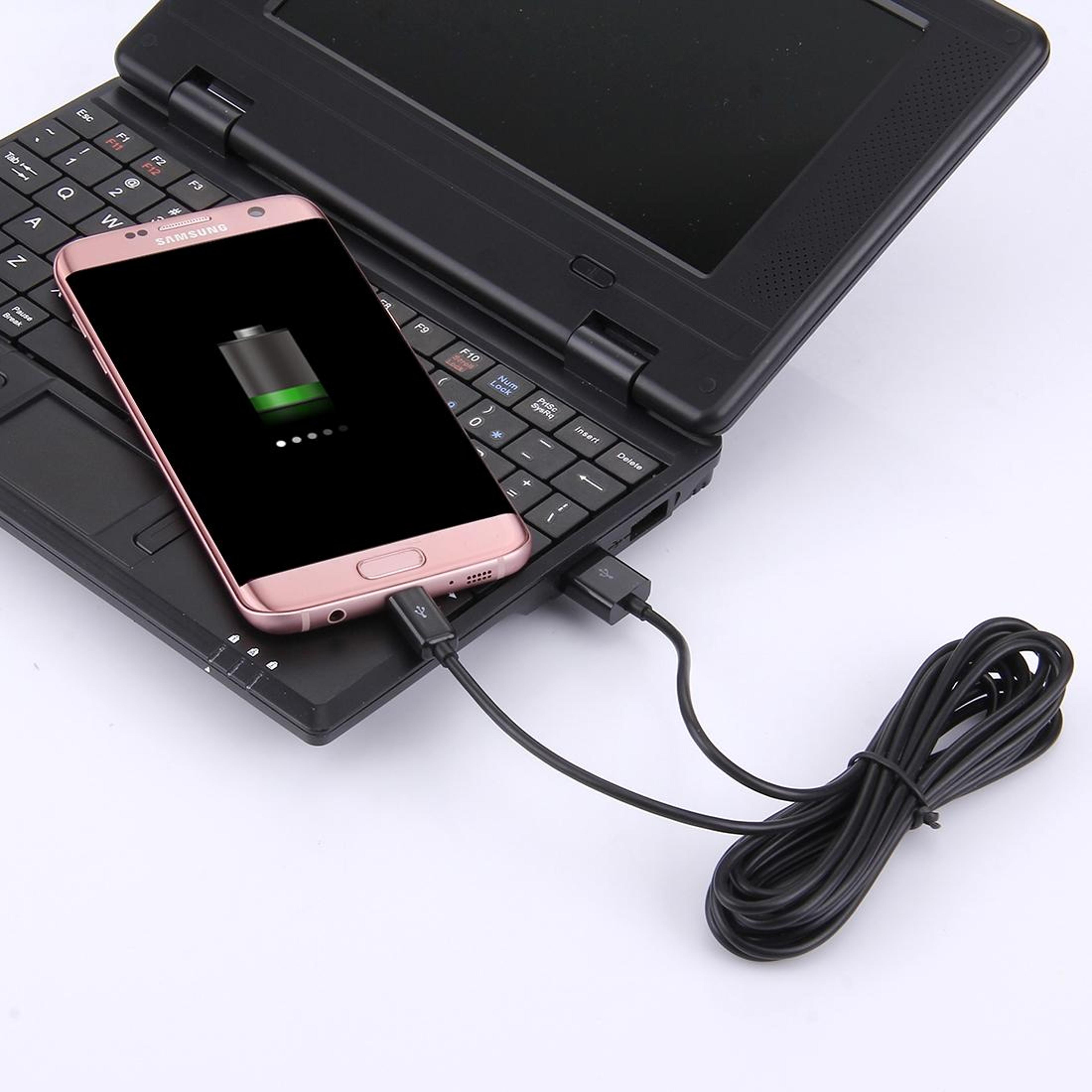 3m long micro usb cable fast charging and data sync durable usb data cable