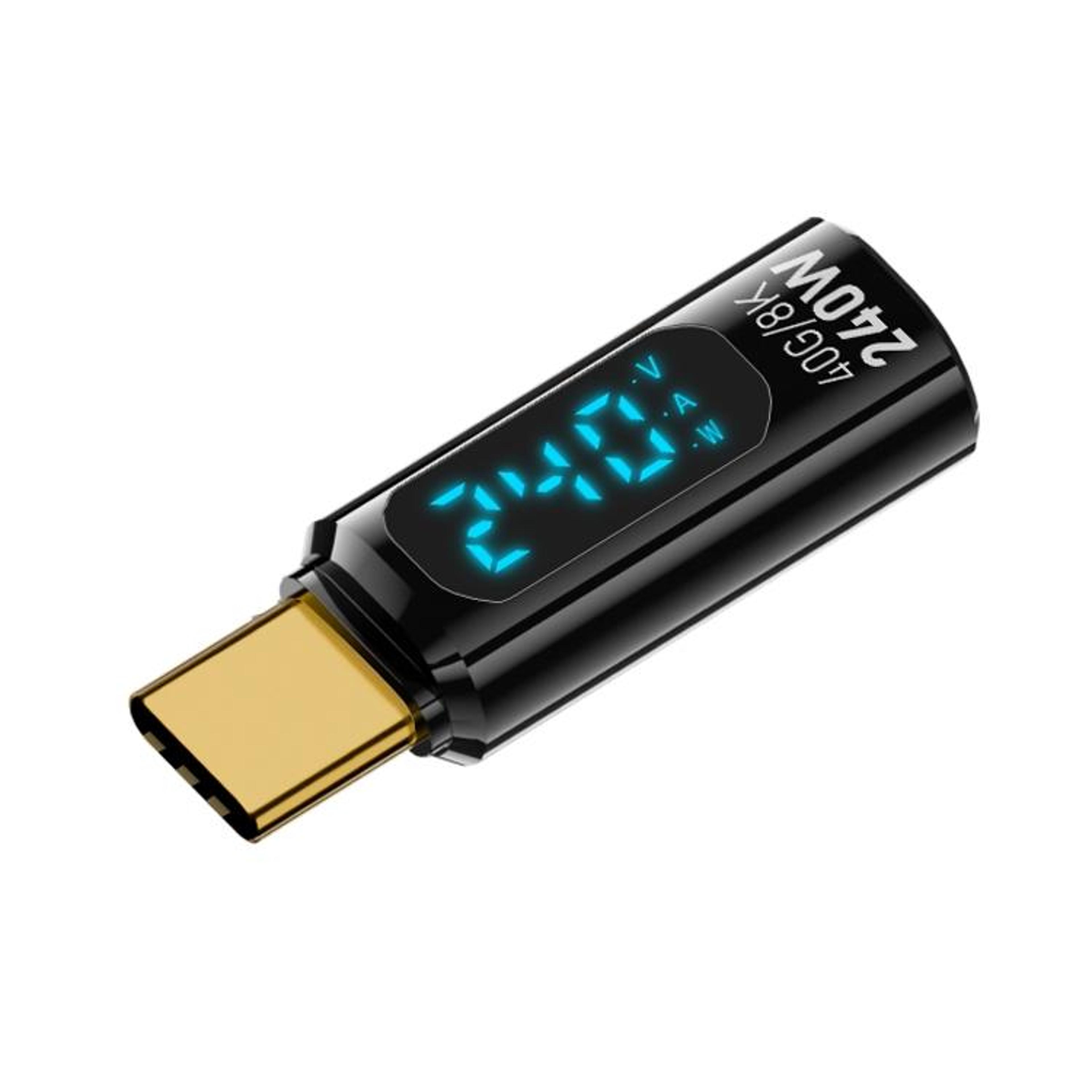 usb c adapter with display, 8k video & 40gbps data type c extender