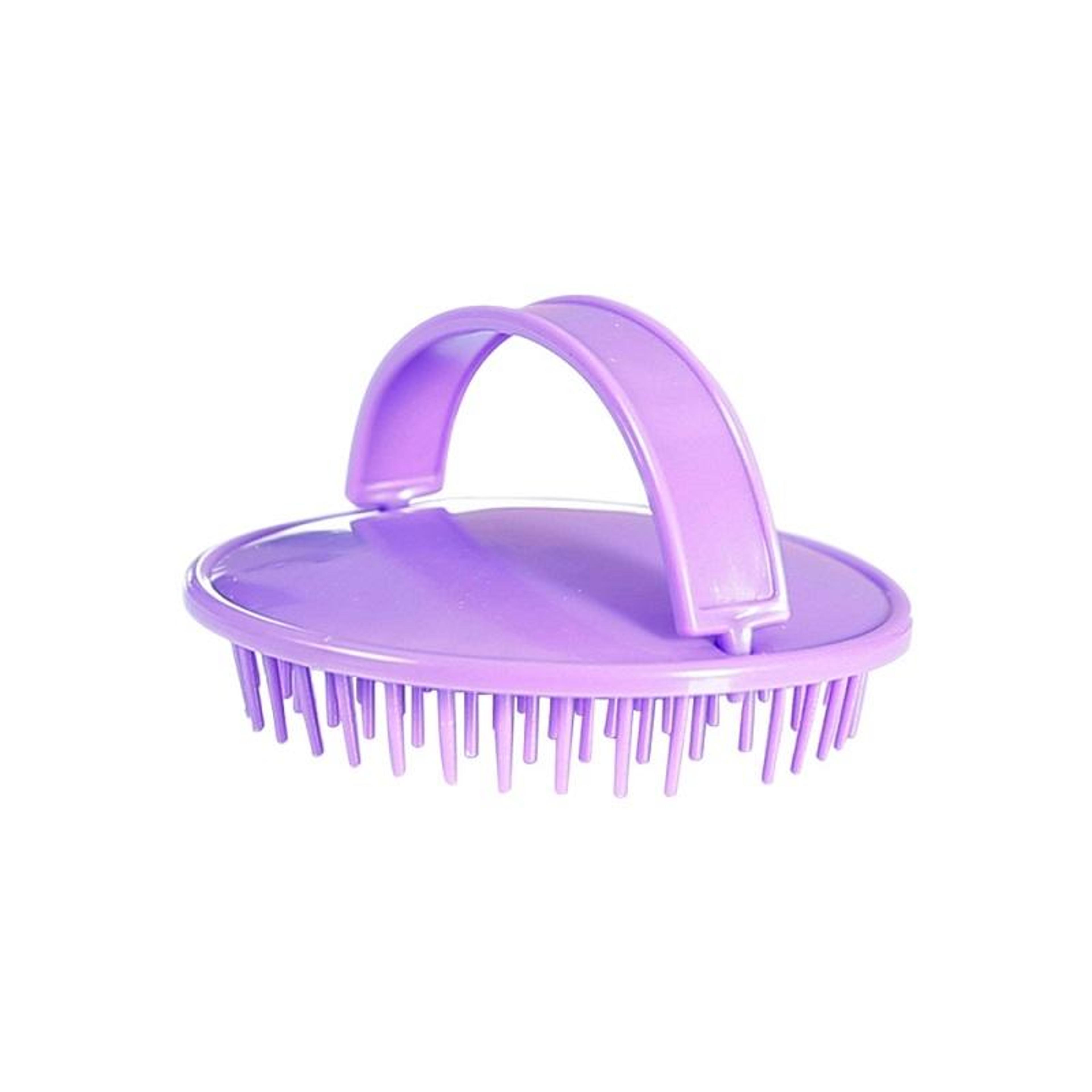ergonomic scalp massage brush for head itching relief & deep scalp cleaning