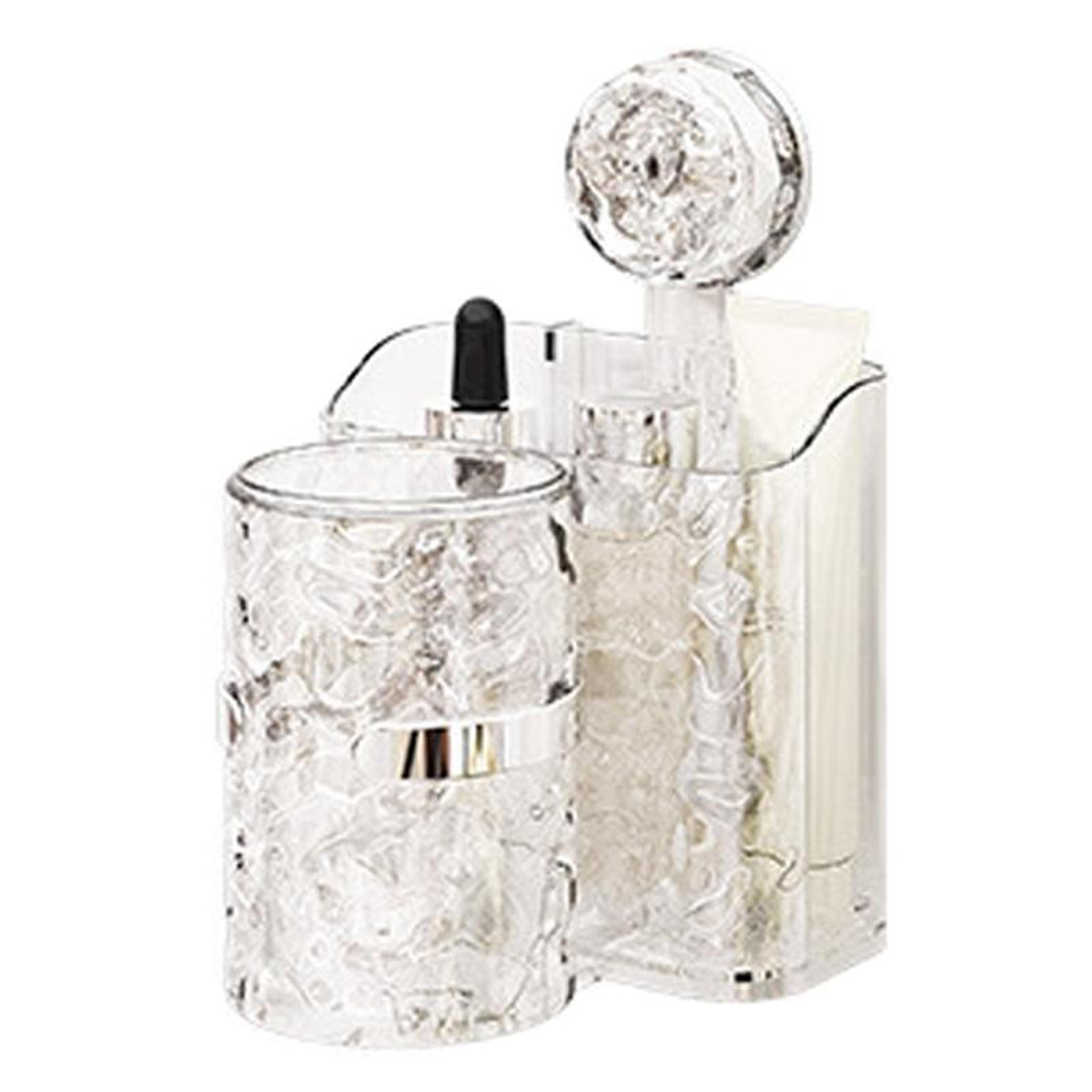 wall mounted toothbrush organizer bathroom storage rack transparent space saving holder