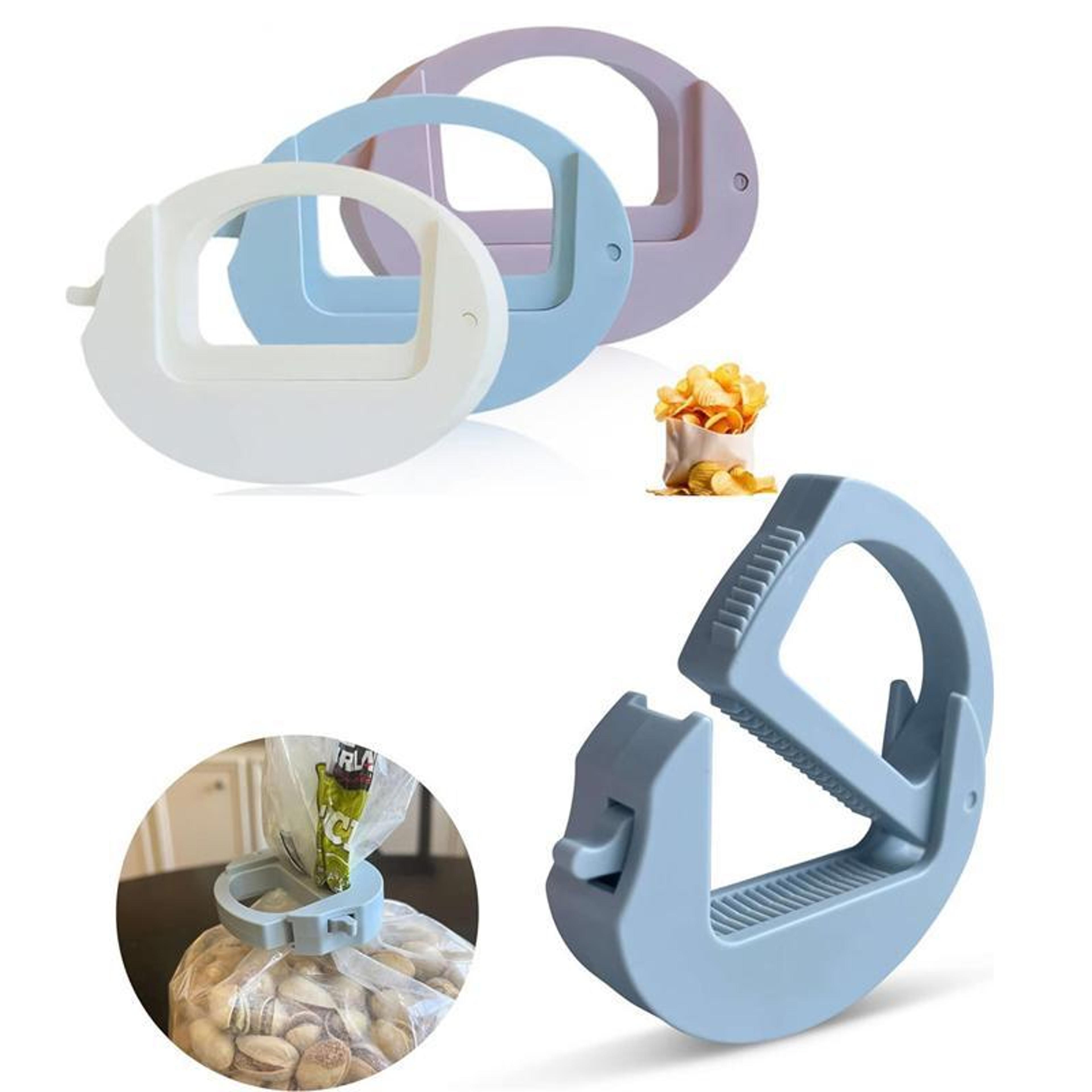 airtight food bag sealing clips, reusable bag sealing clips for fresh snack & pantry storage