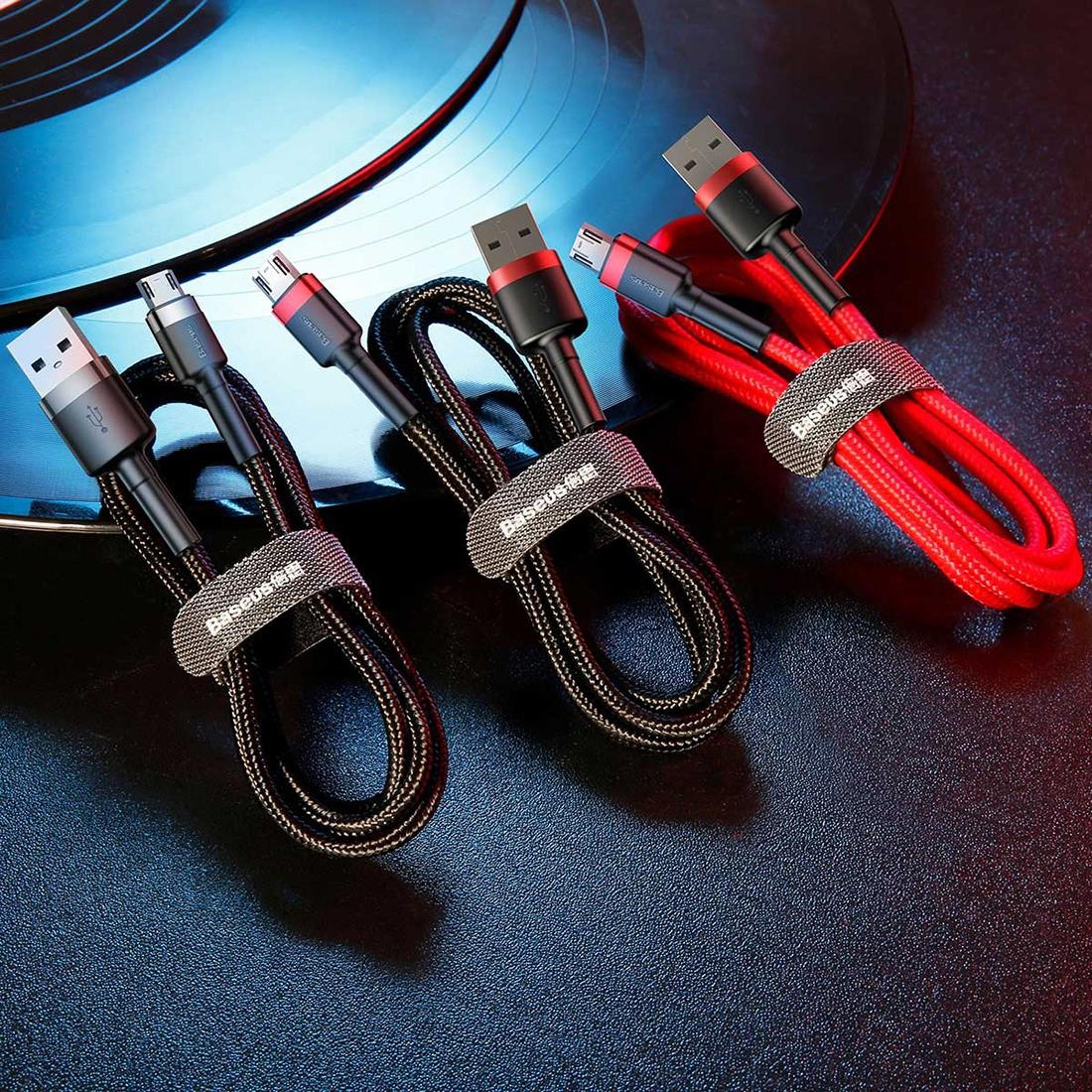 reversible braided micro usb charging cable fast sync durable double sided cord