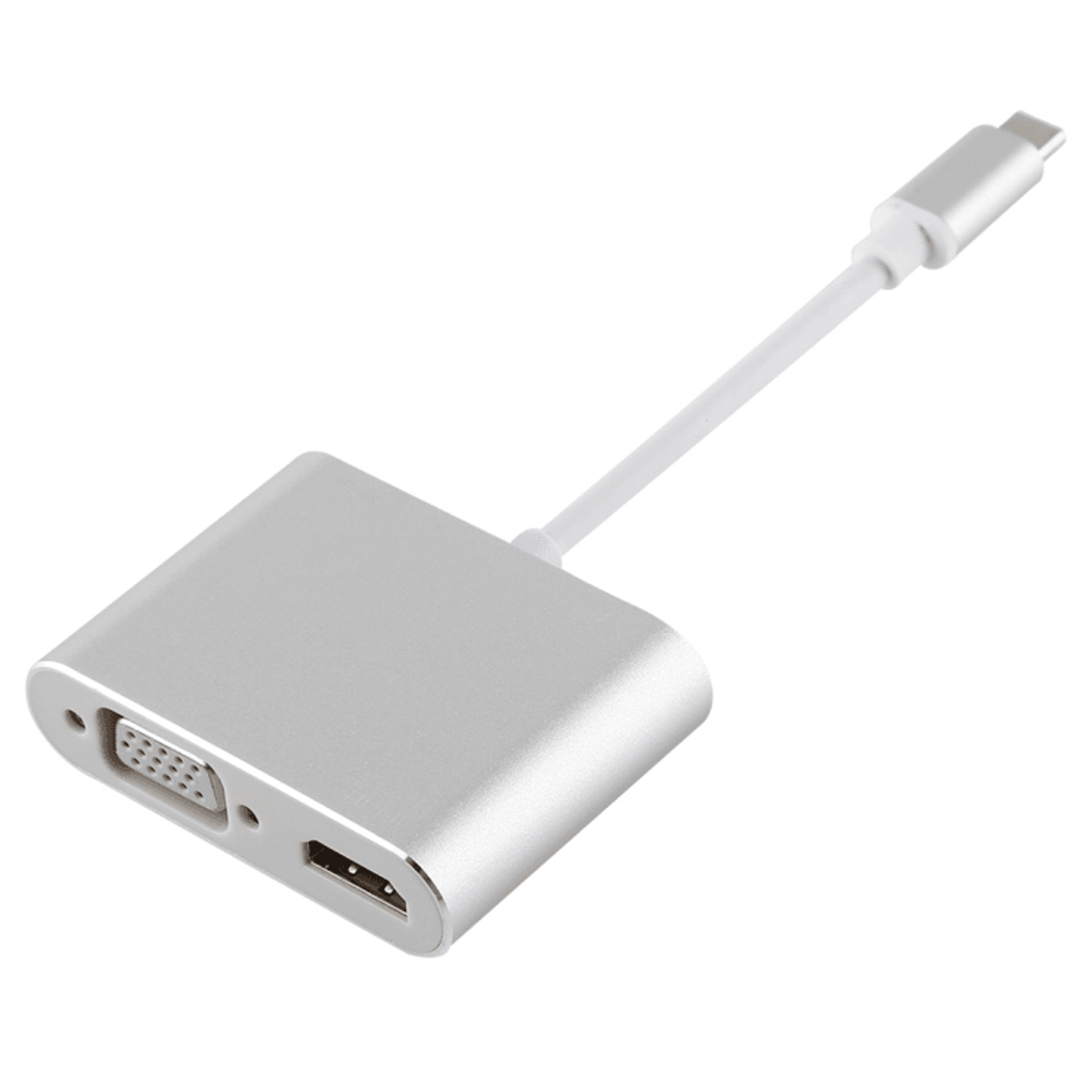 4 in 1 usb c hub hdmi vga usb adapter with 87w charging