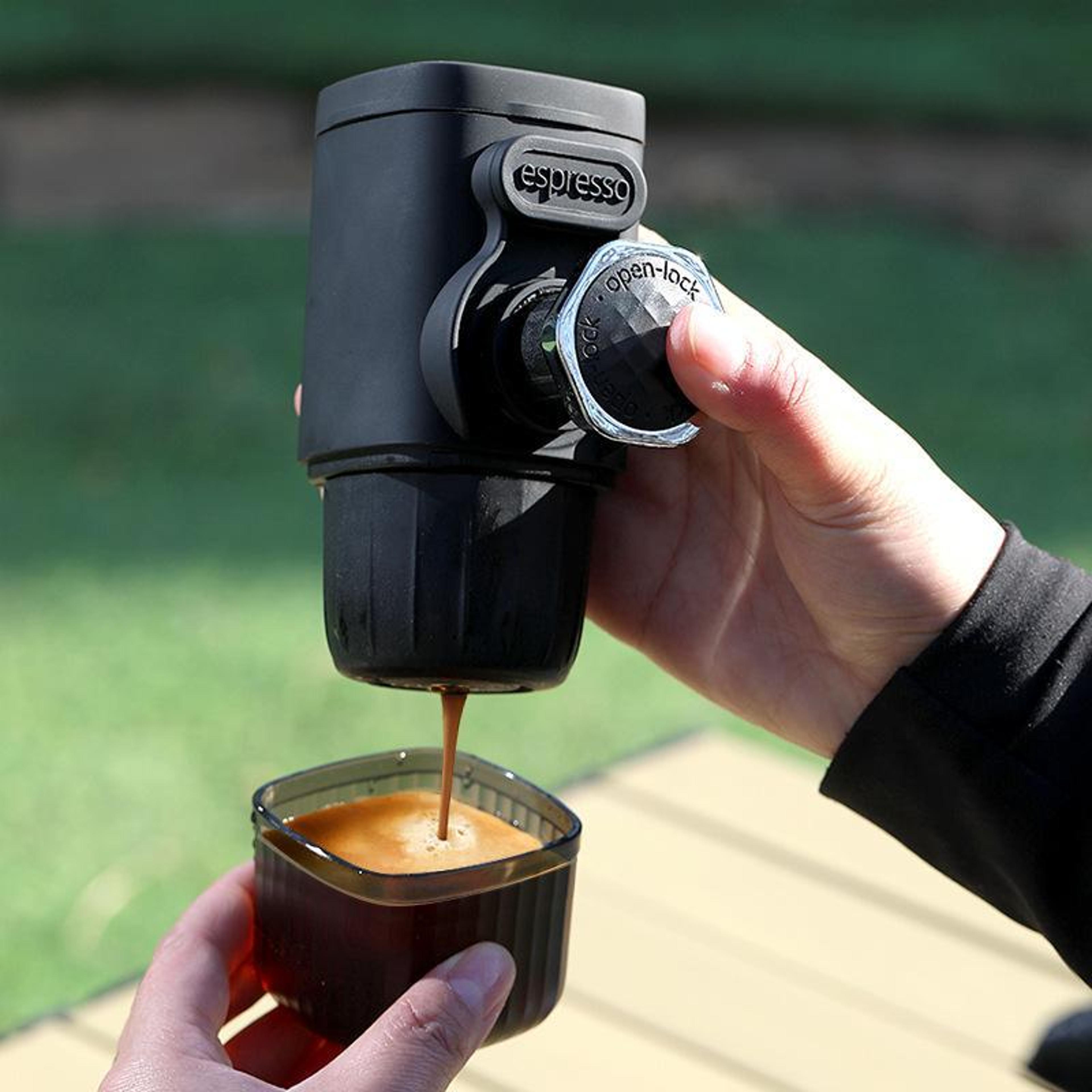 portable hand press coffee maker travel manual brewer