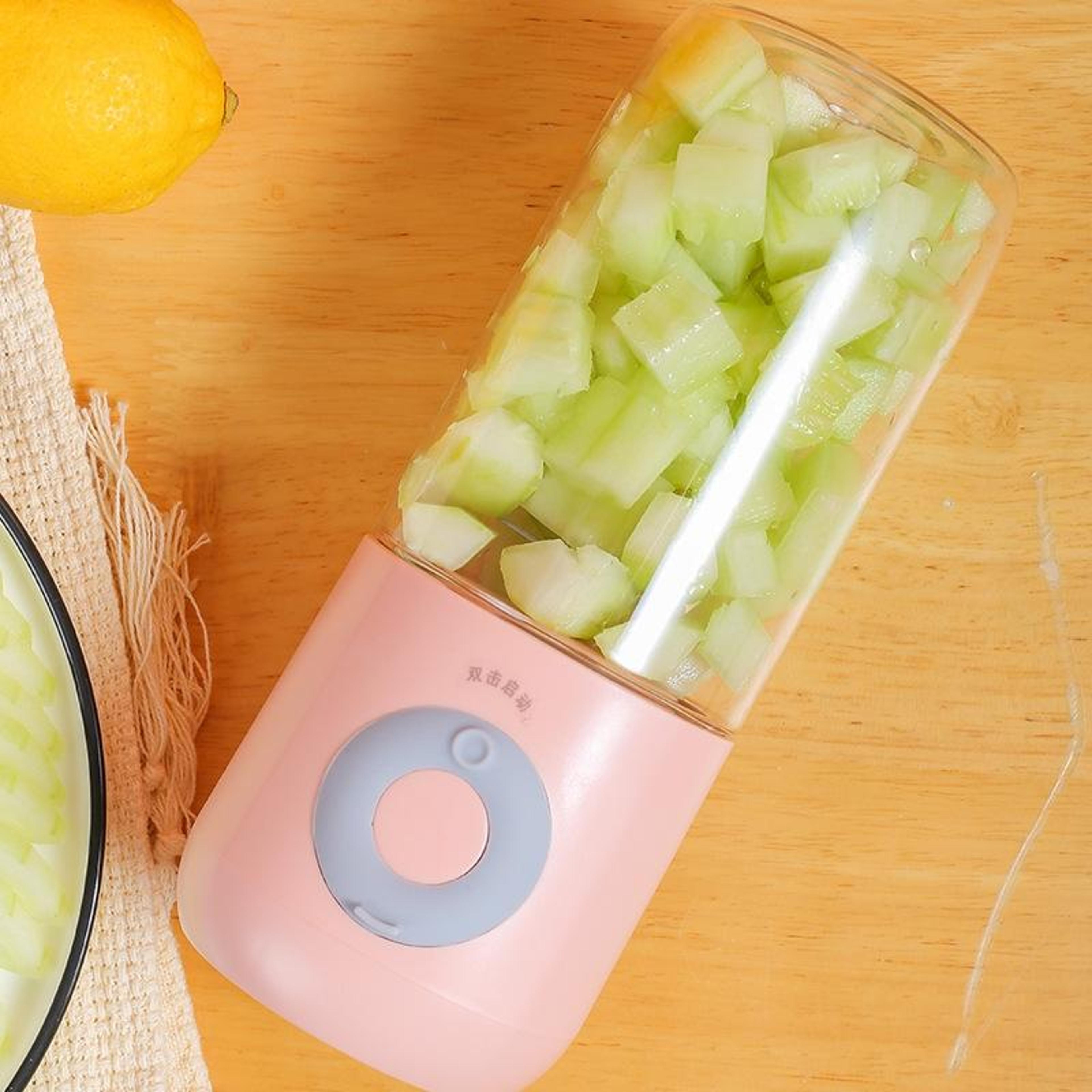 portable usb blender bottle electric juicer compact smoothie maker