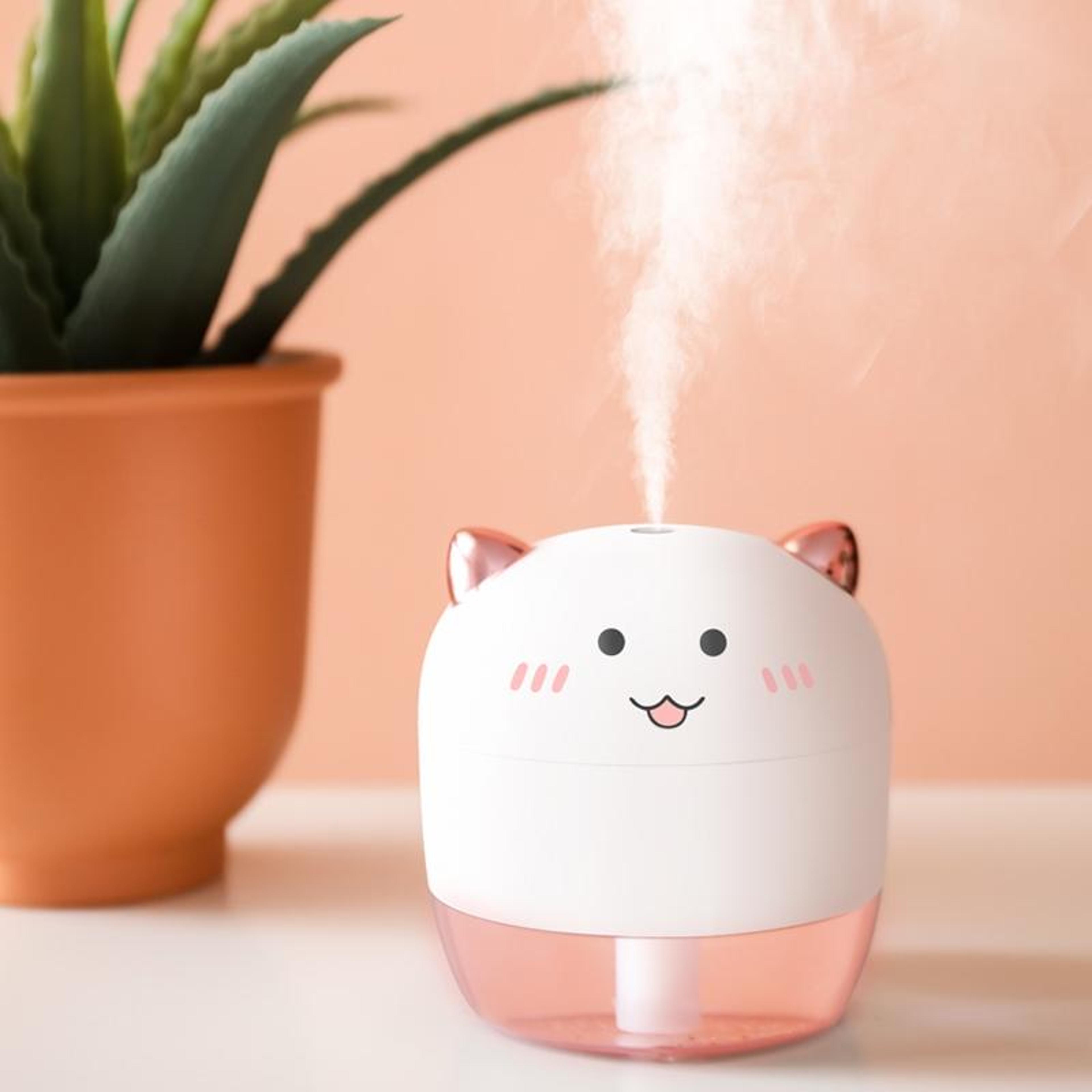 angel mini humidifier with night light usb cool mist