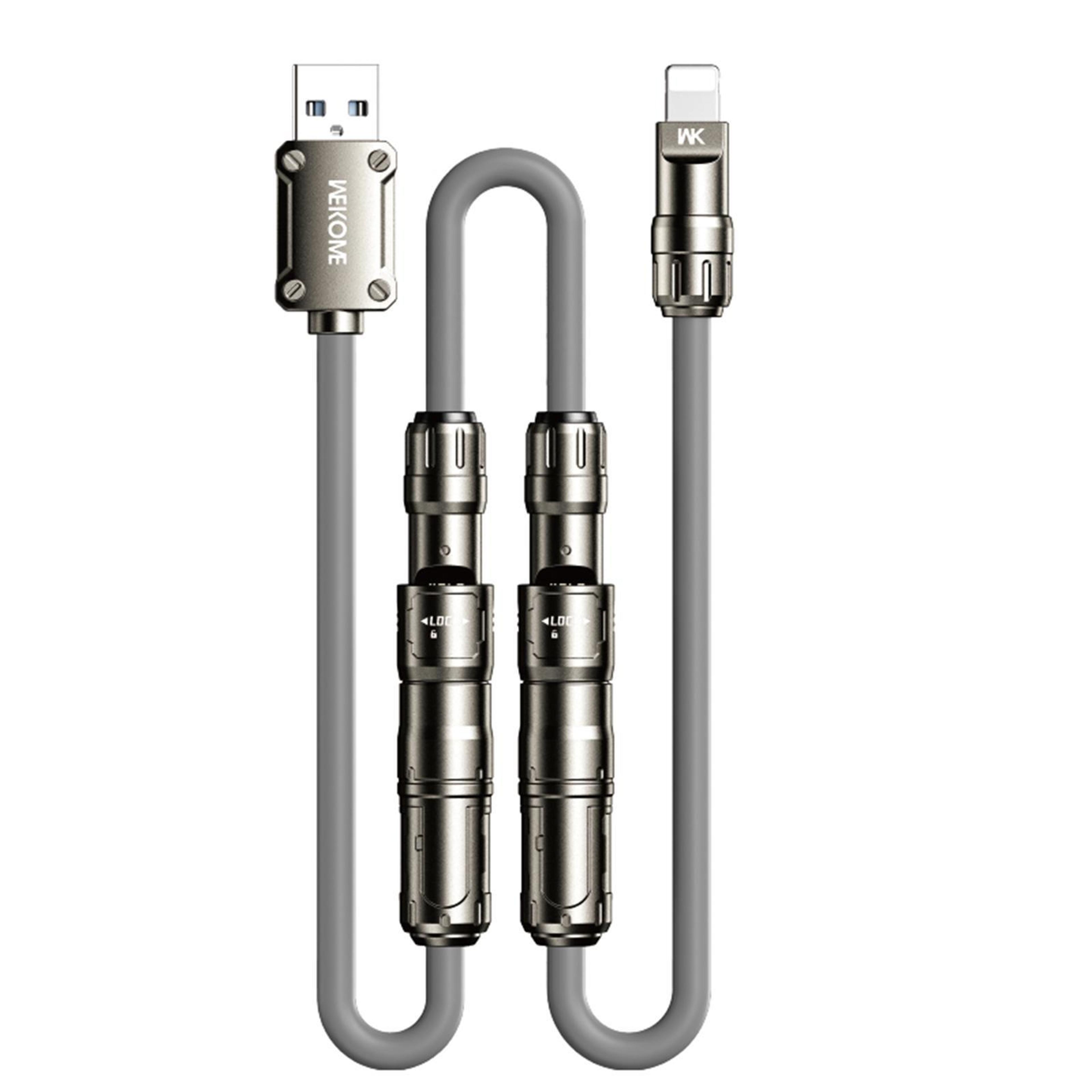 3 in 1 charging cable 240w fast charging silicone multi device cable