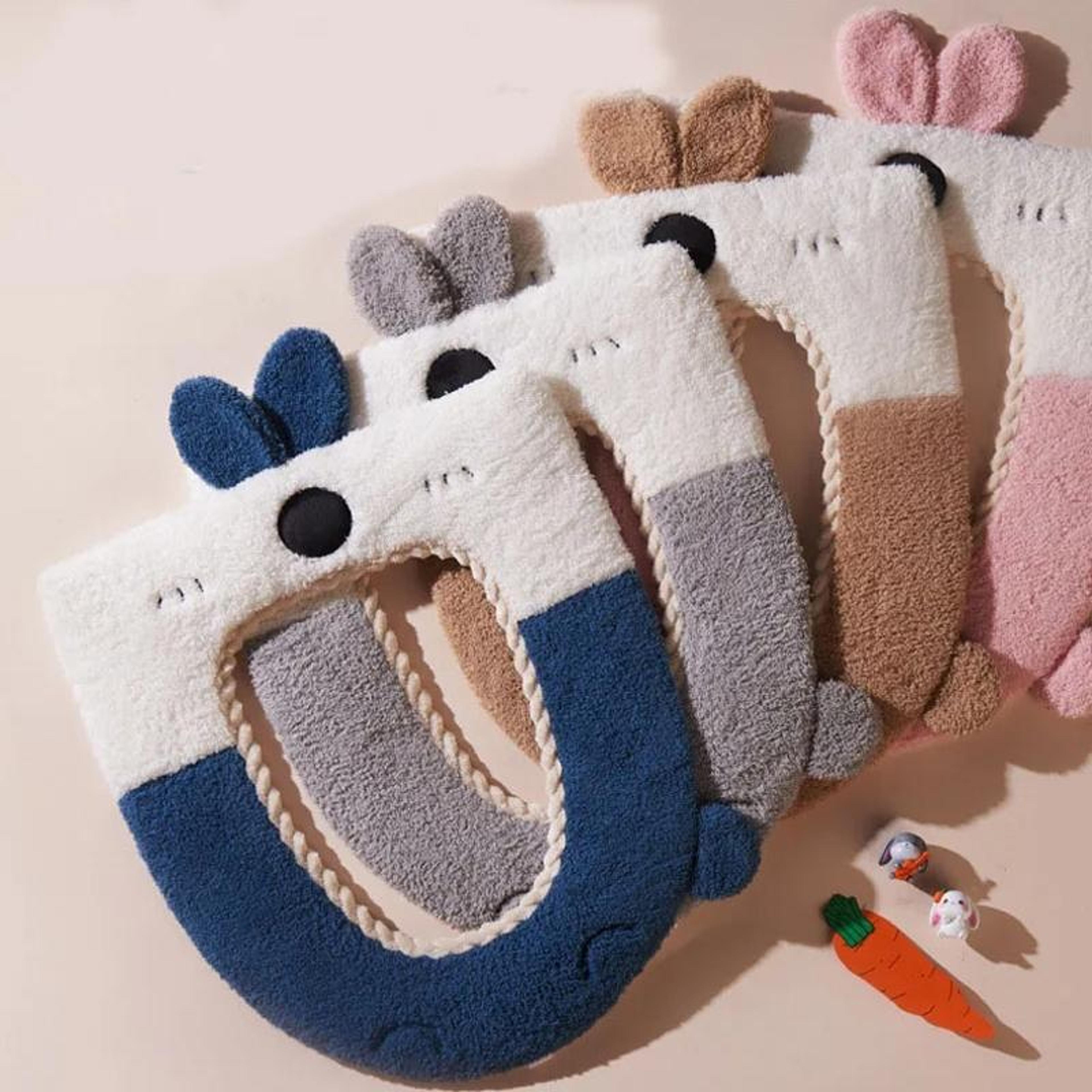 cartoon rabbit soft toilet seat cushion washable warm universal cover