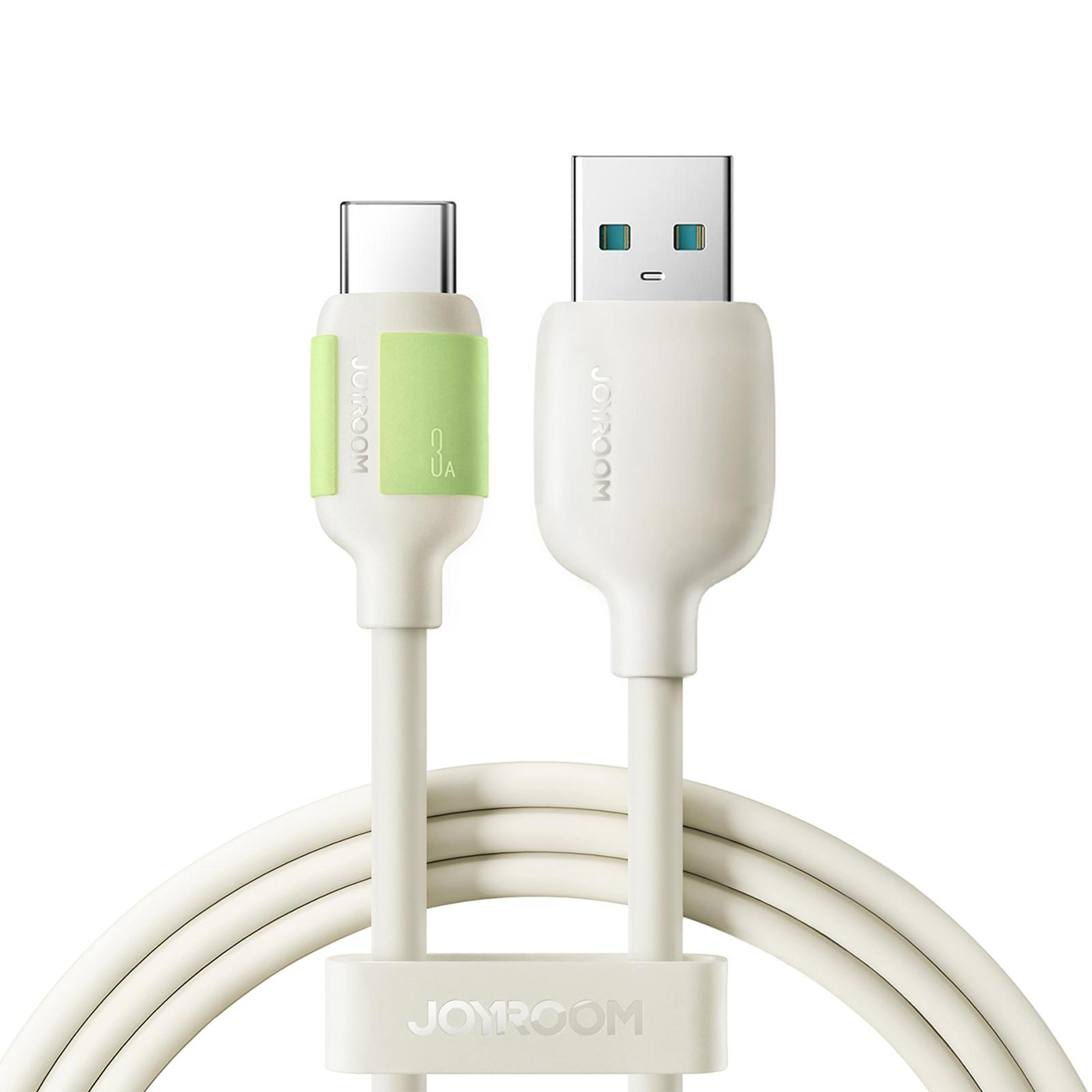 glowcharge 3a usb to type c fast charging cable with luminous night light