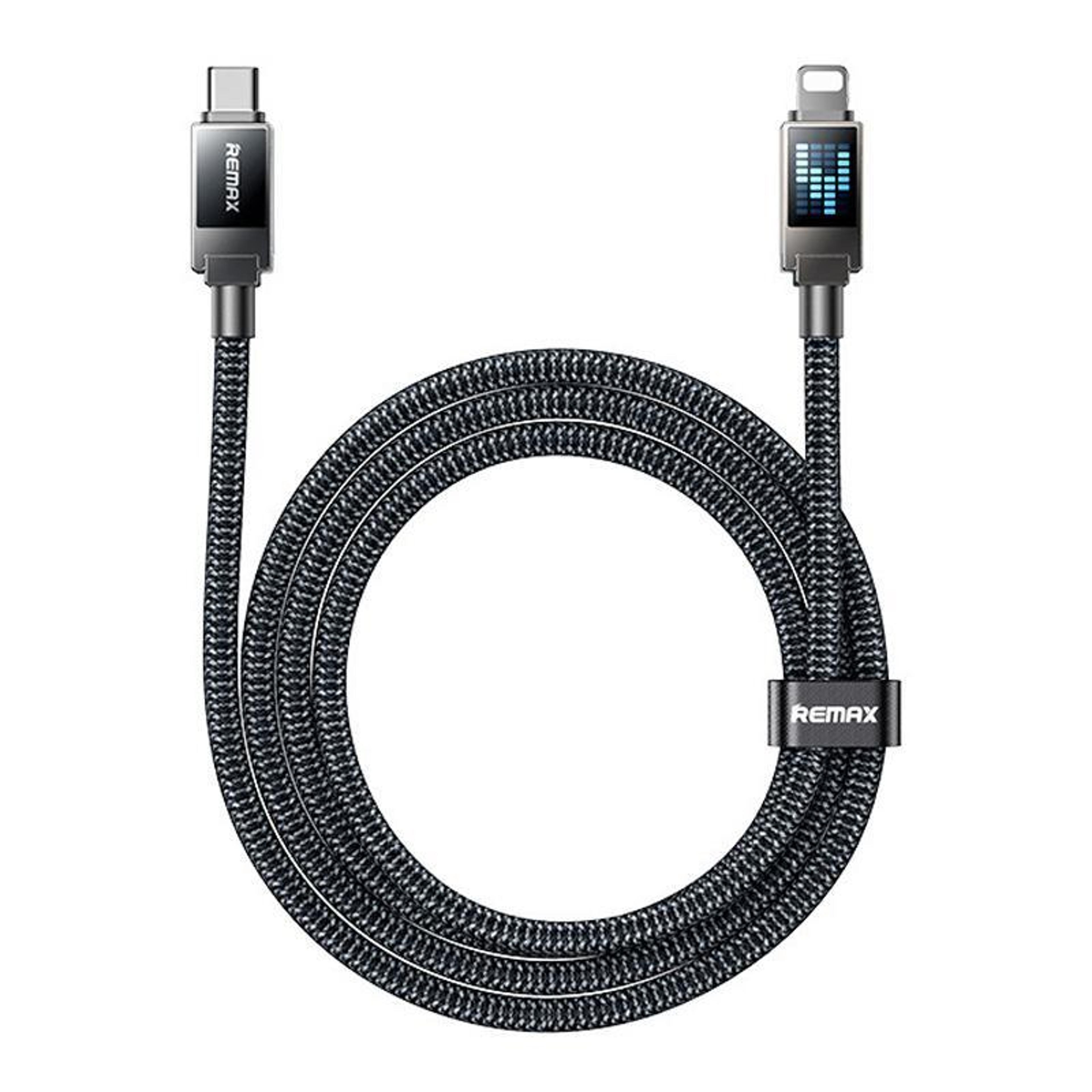 led braided usb c to lightning fast charging cable 30w durable data cord