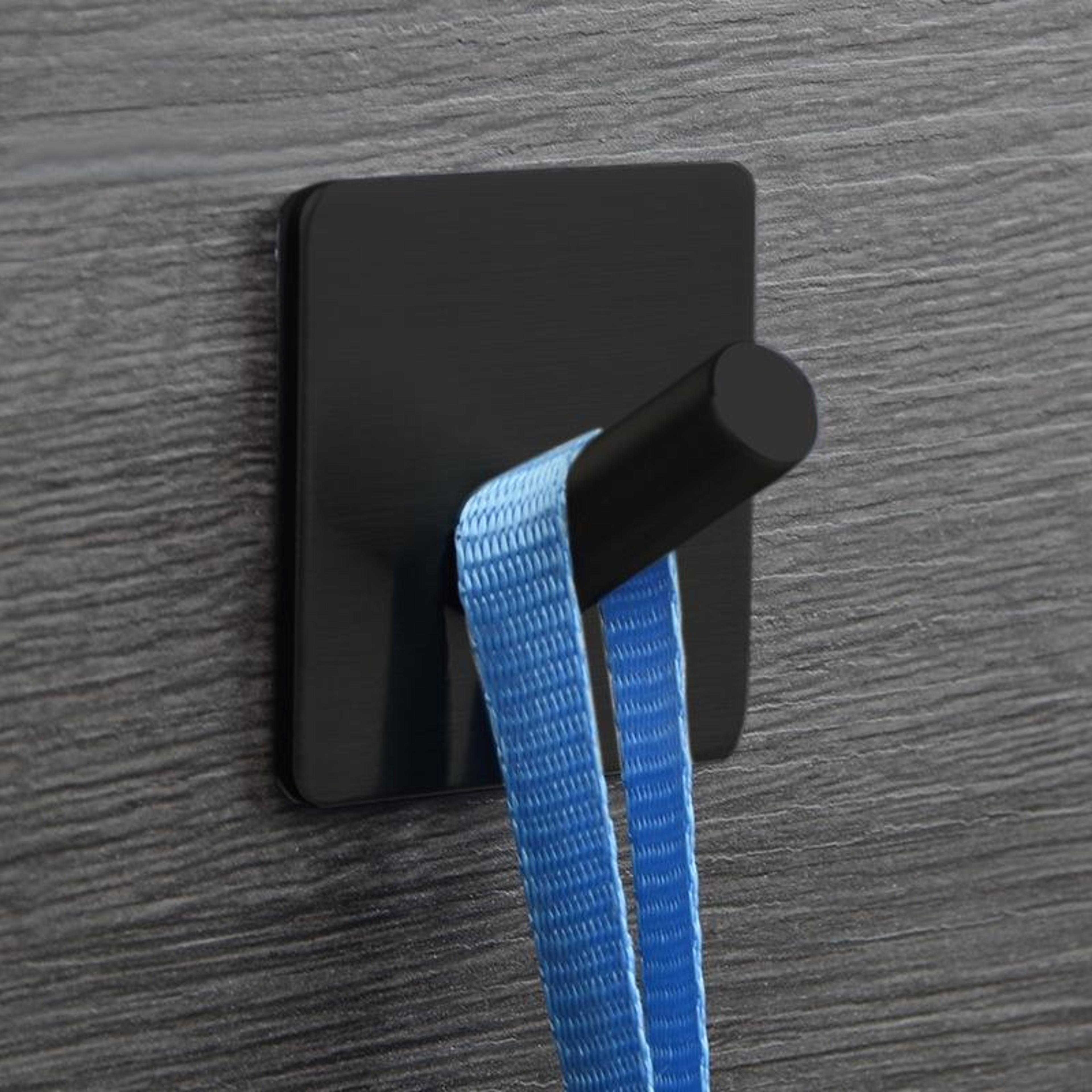 adhesive wall hook stainless steel no drill towel and robe hanger