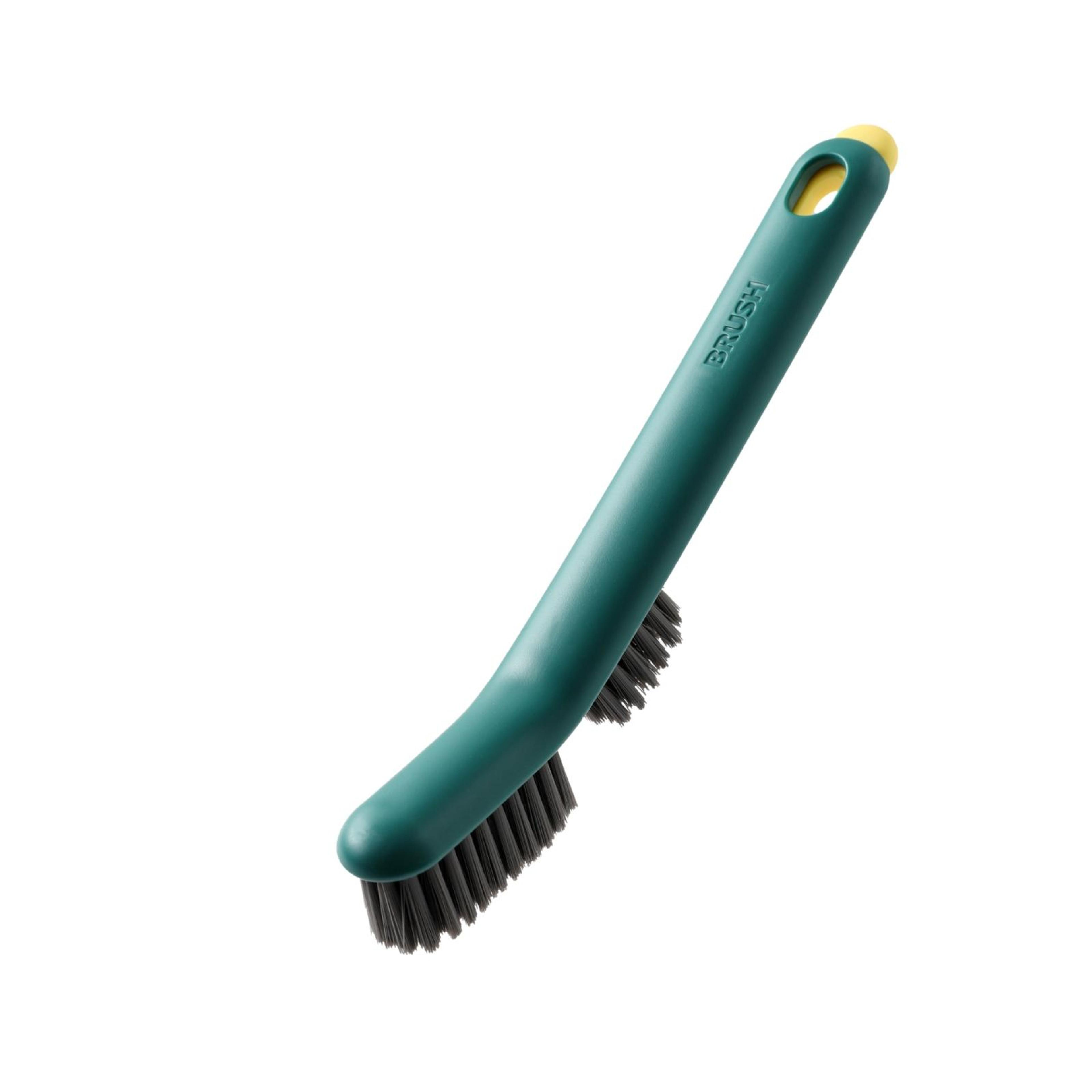 dual purpose shoe cleaning brush with detachable soft & hard bristles for deep cleaning